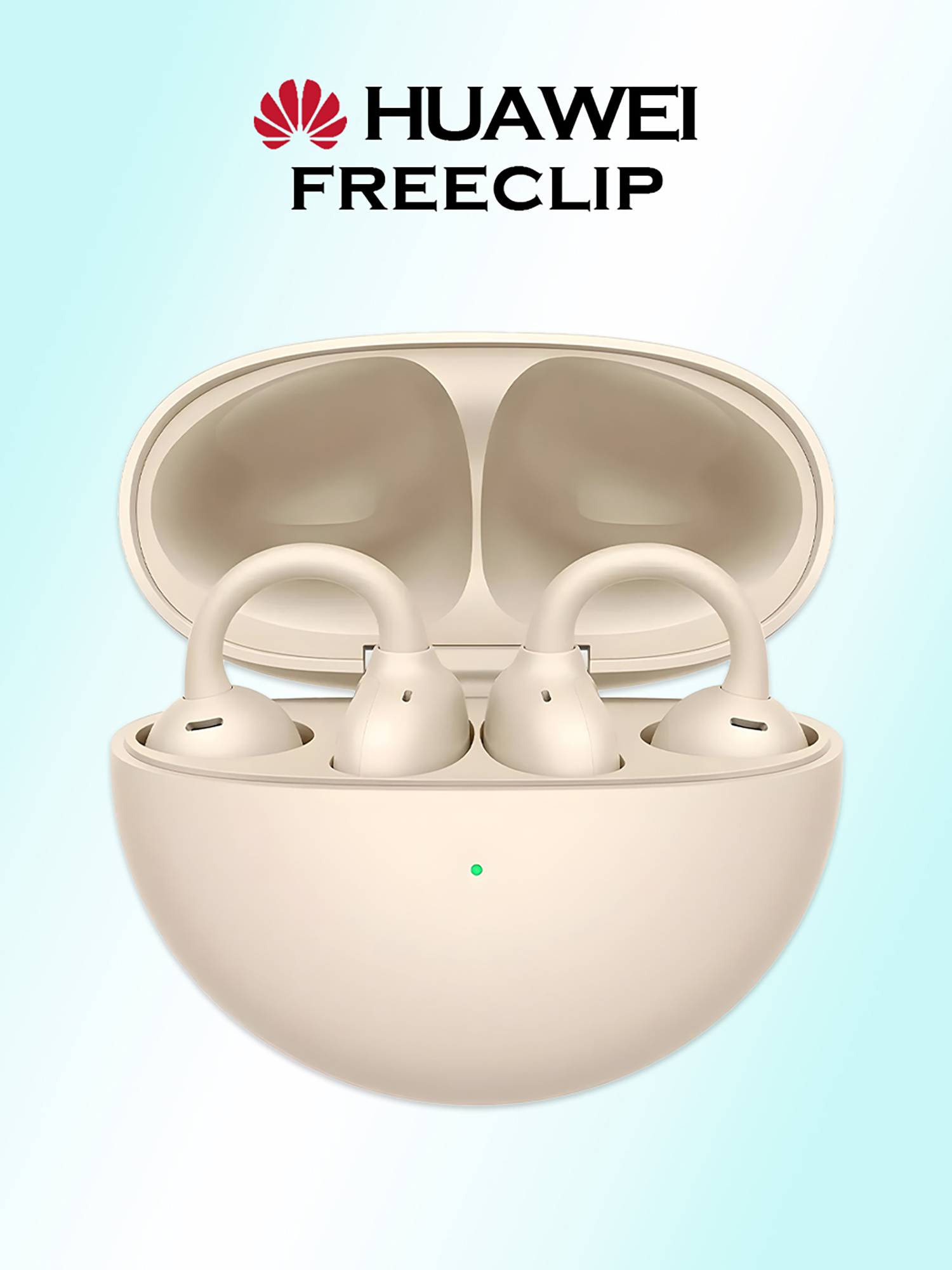 

Беспроводные наушники HUAWEI FreeClip, бежевые, Бежевый
