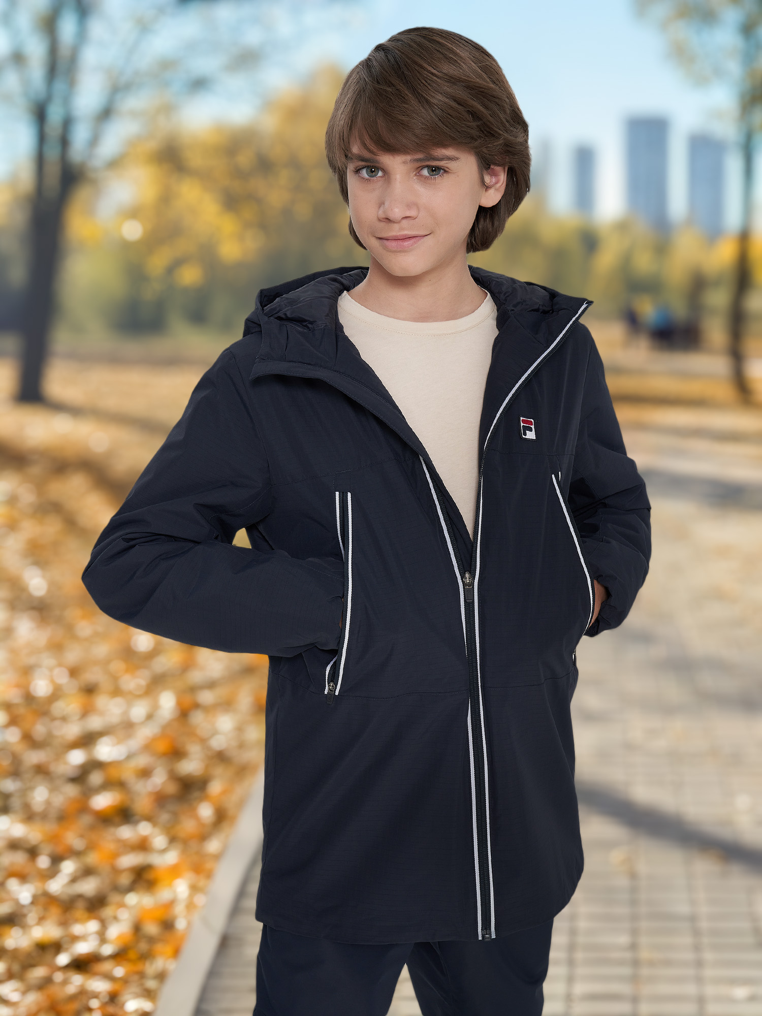 

Легкая куртка для мальчиков FILA, Синий