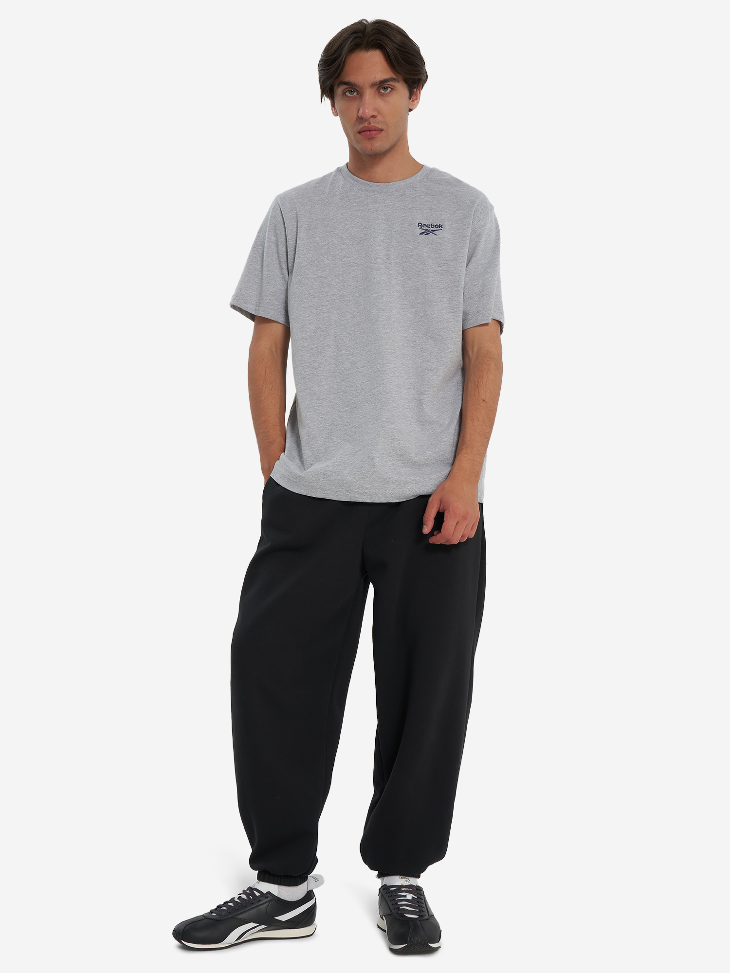 фото Футболка мужская reebok harold, серый