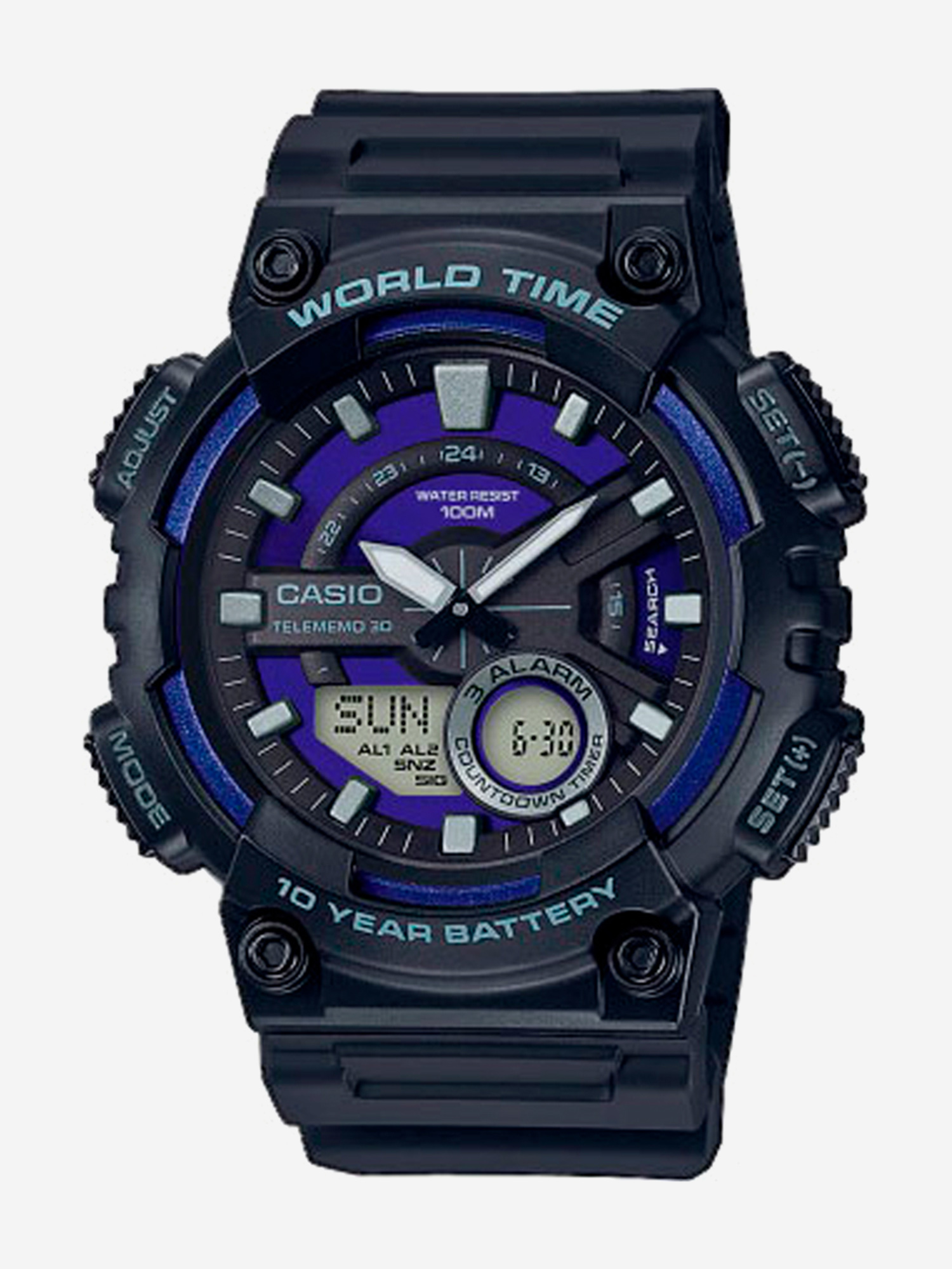 

Наручные часы Casio AEQ-110W-2A2, Синий