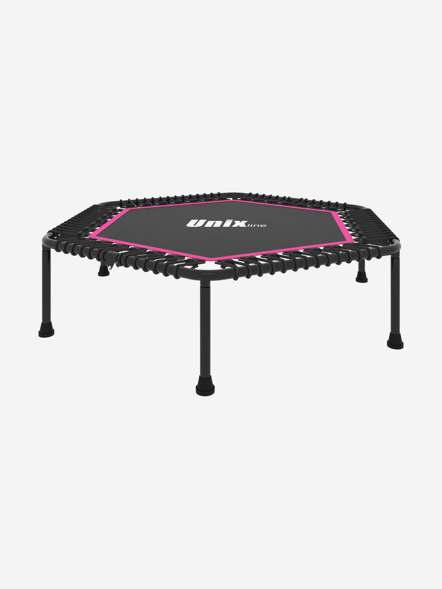 Батут спортивный UNIX Line FITNESS Lite Pink (130 cm), Розовый