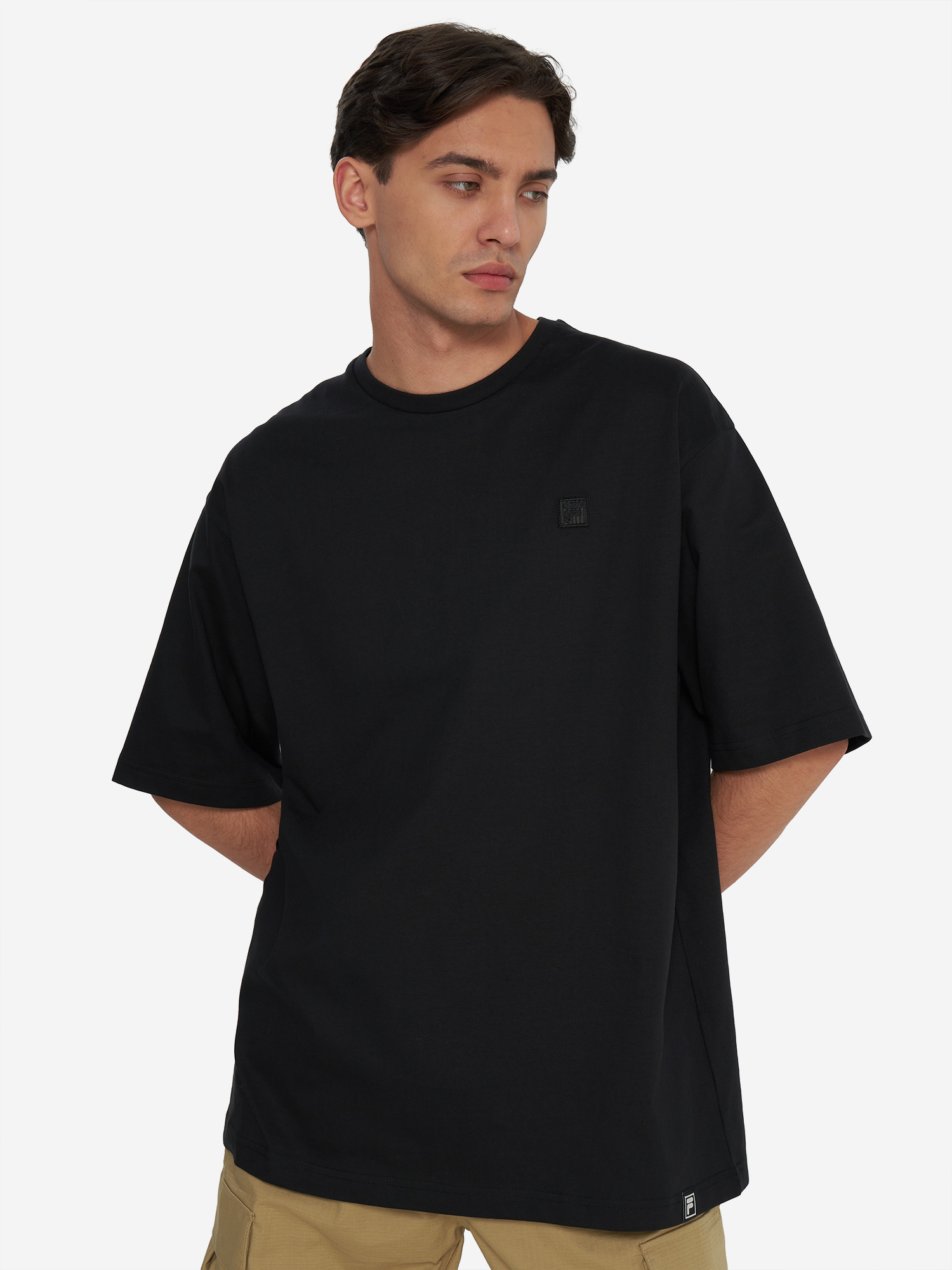 Футболка оверсайз FILA, черный, арт. 33875