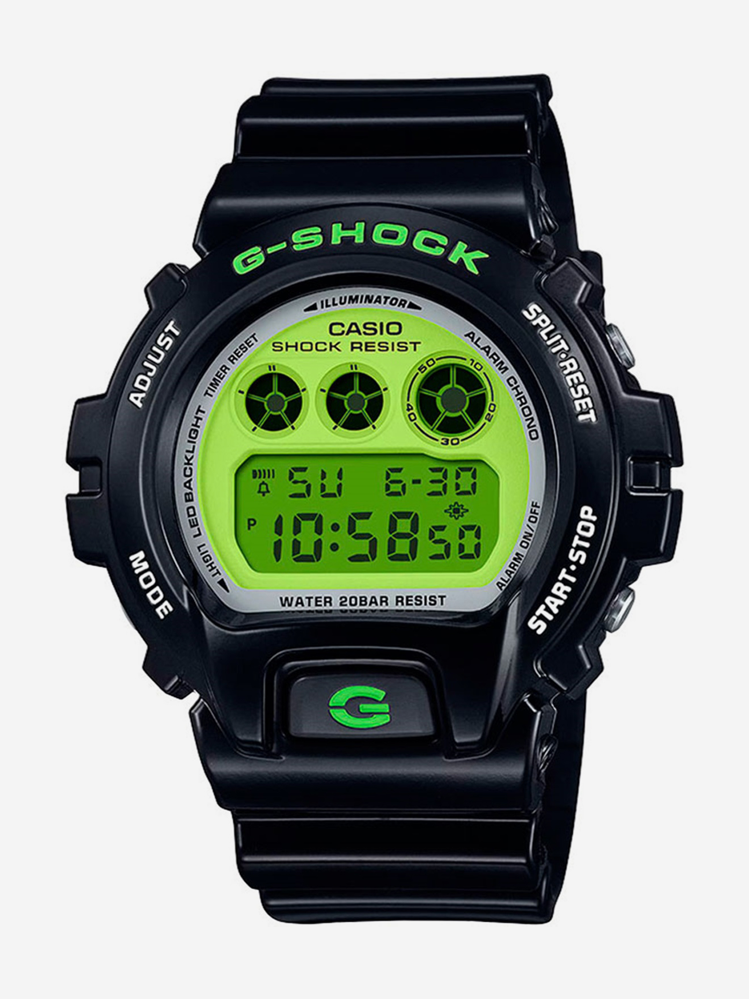 

Спортивные часы Casio DW-6900RCS-1E, Черный