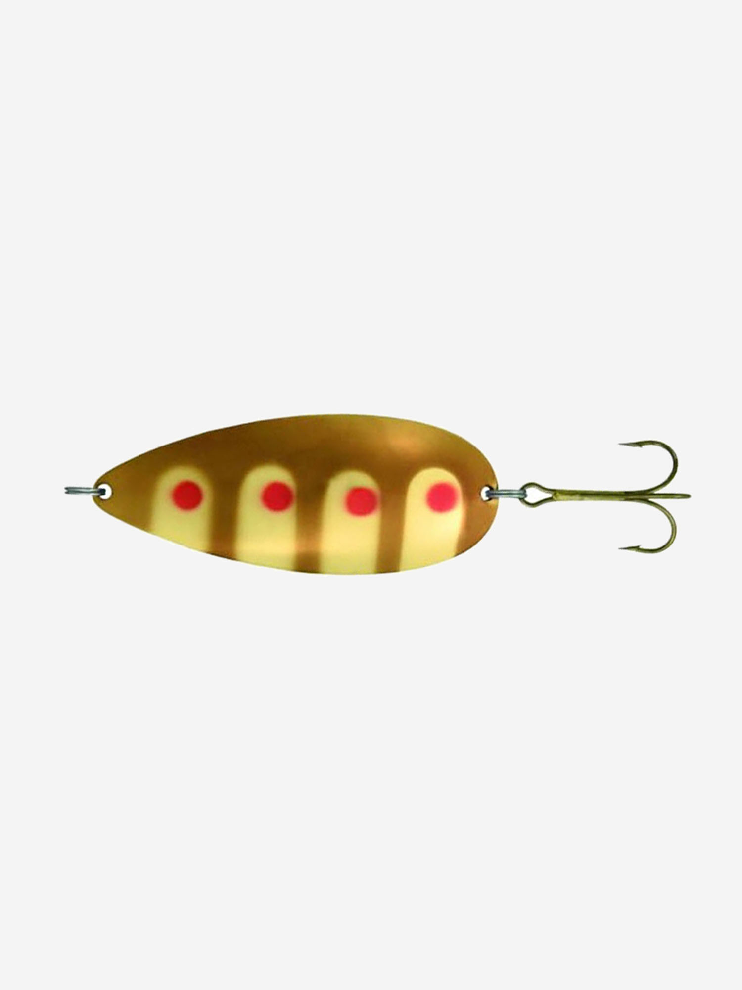 

Блесна для рыбалки Kuusamo Hauki 80/22 BR/R/B-B (колеблющаяся), Золотой