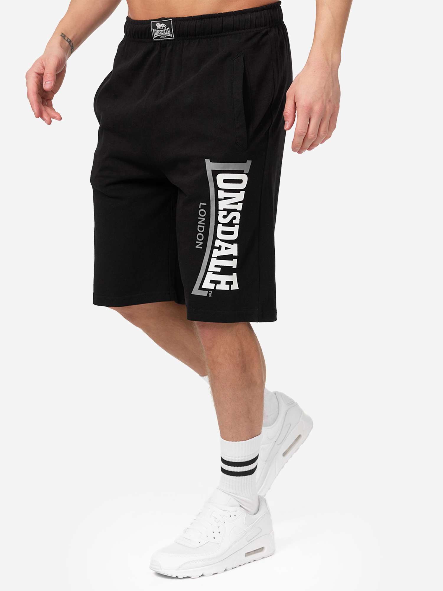 

Шорты мужские LONSDALE LOGO JAM, Черный