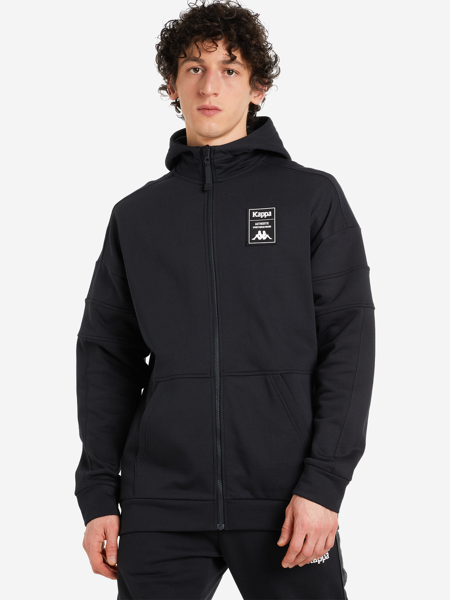 

Толстовка мужская Kappa Authentic Flash, Черный