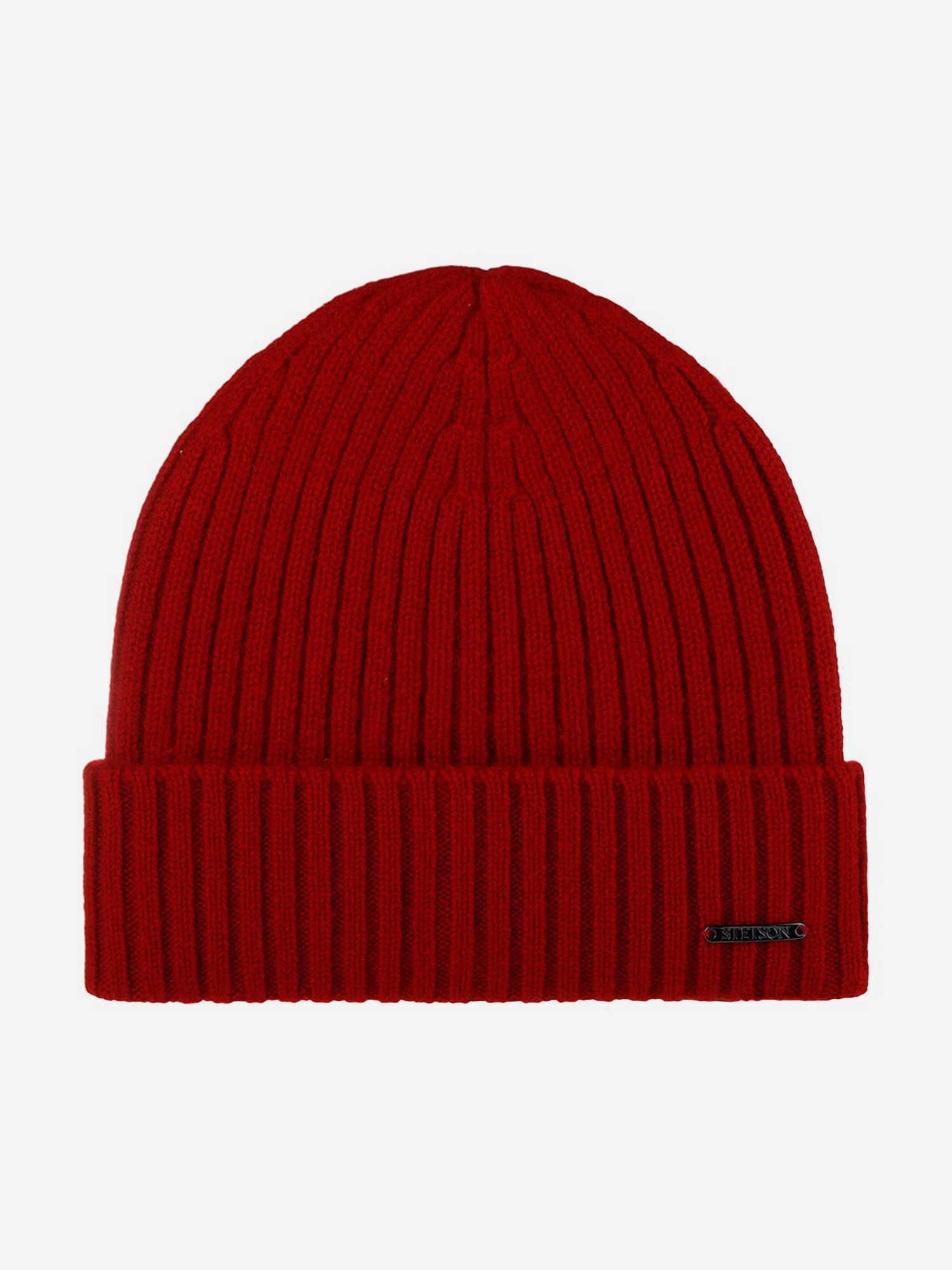 Изображение товара Шапка с отворотом STETSON 8599211 BEANIE CASHMERE, всесезонный стиль, красная