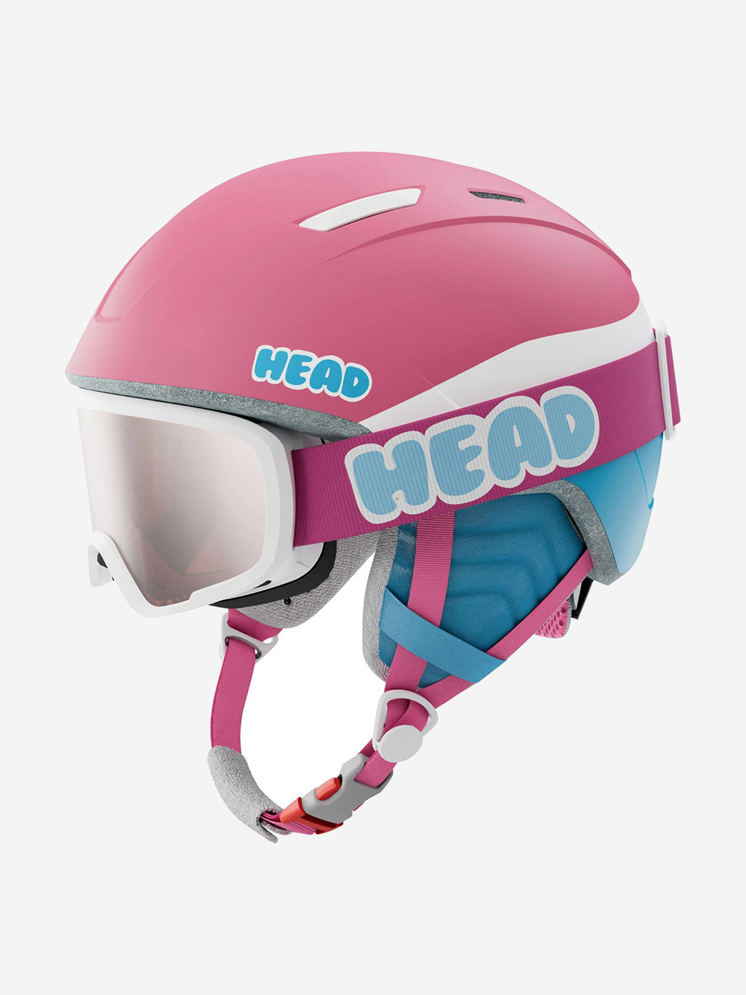 Изображение товара Горнолыжный шлем с маской в комплекте Head Maja Set Pink/Blue S2