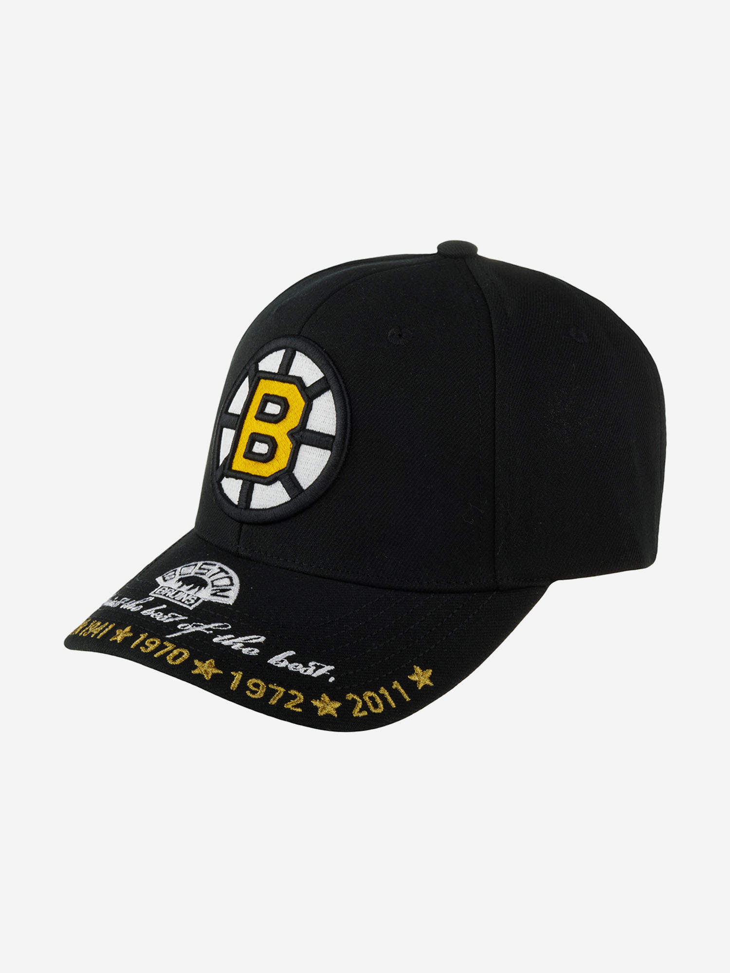 Бейсболка MITCHELL NESS HHSS6565-BBNYYPPPBLCK Boston Bruins NHL (черный), Черный
