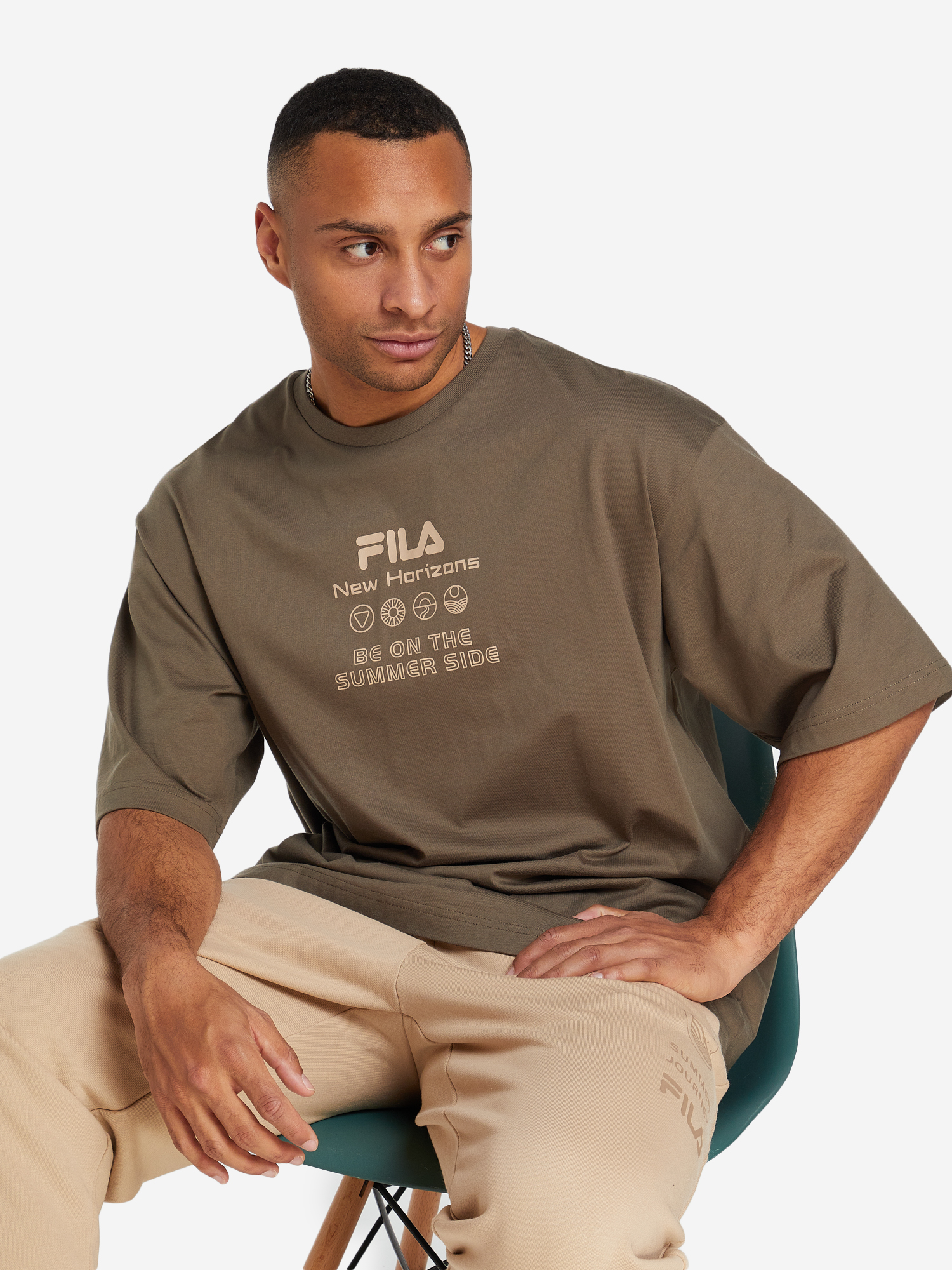 

Футболка мужская FILA, Зеленый