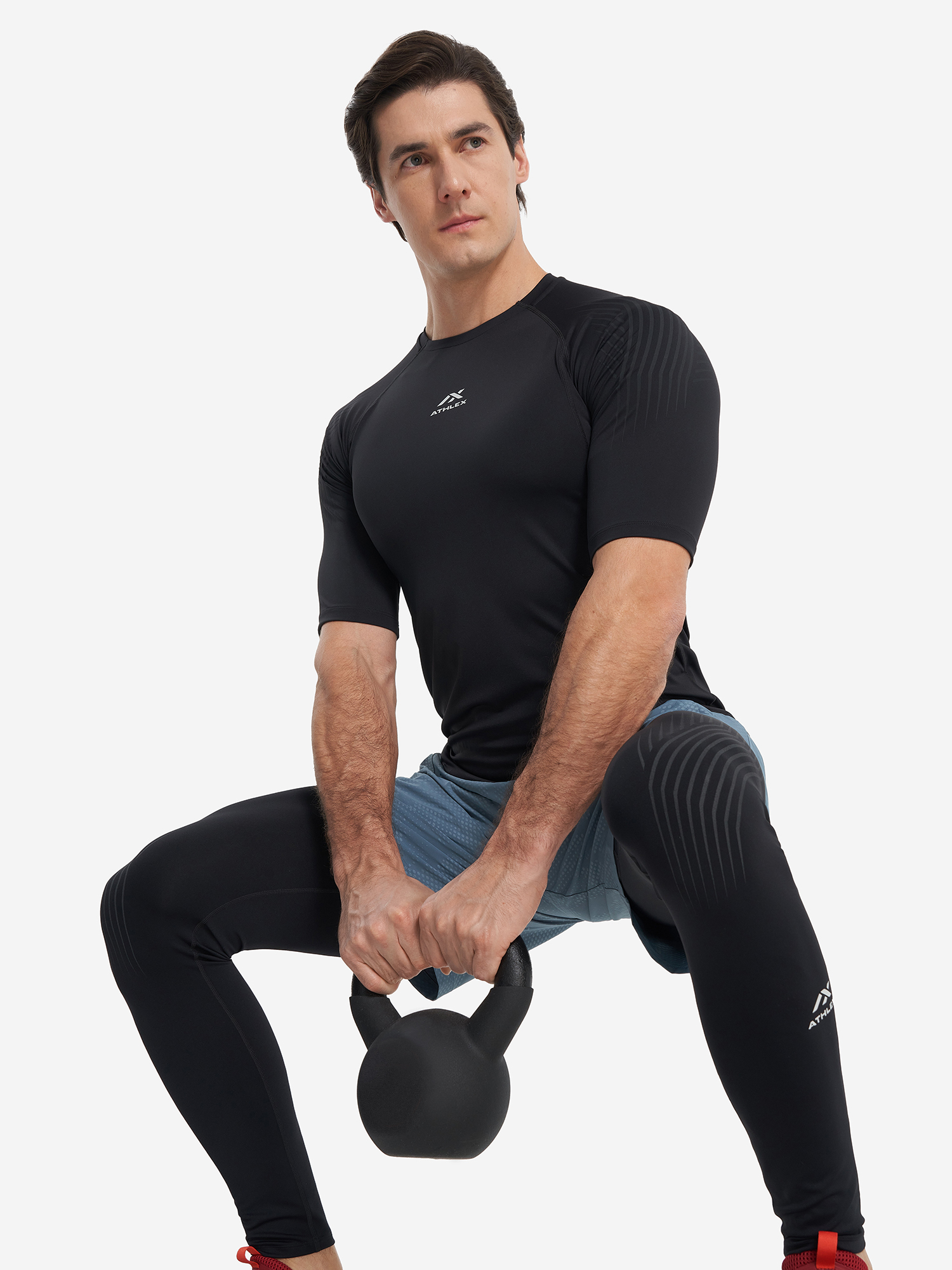 фото Футболка мужская athlex, черный