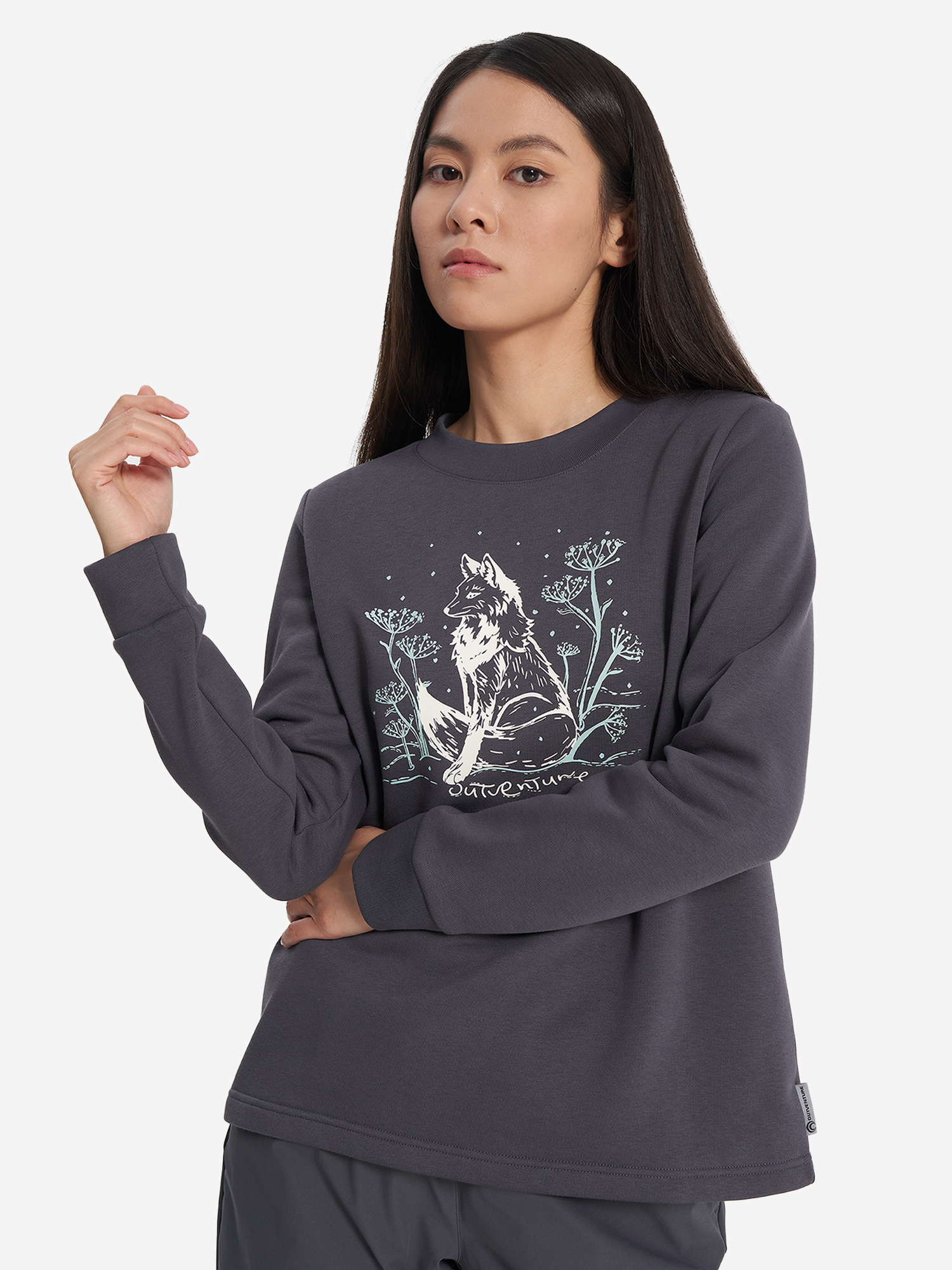 

Свитшот женский Outventure, Серый