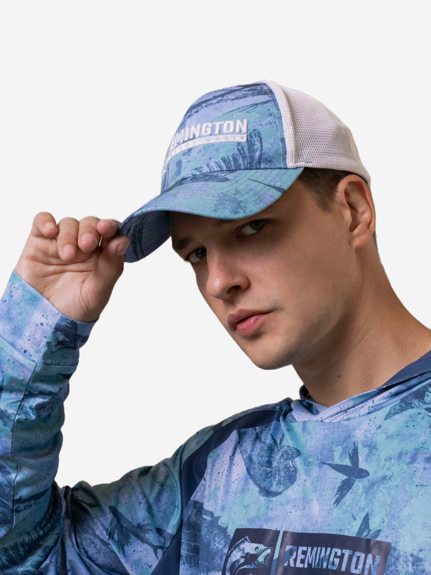 Изображение товара Бейсболка Remington Fishing Вreeze Вlue для рыбалки и охоты летняя мужская