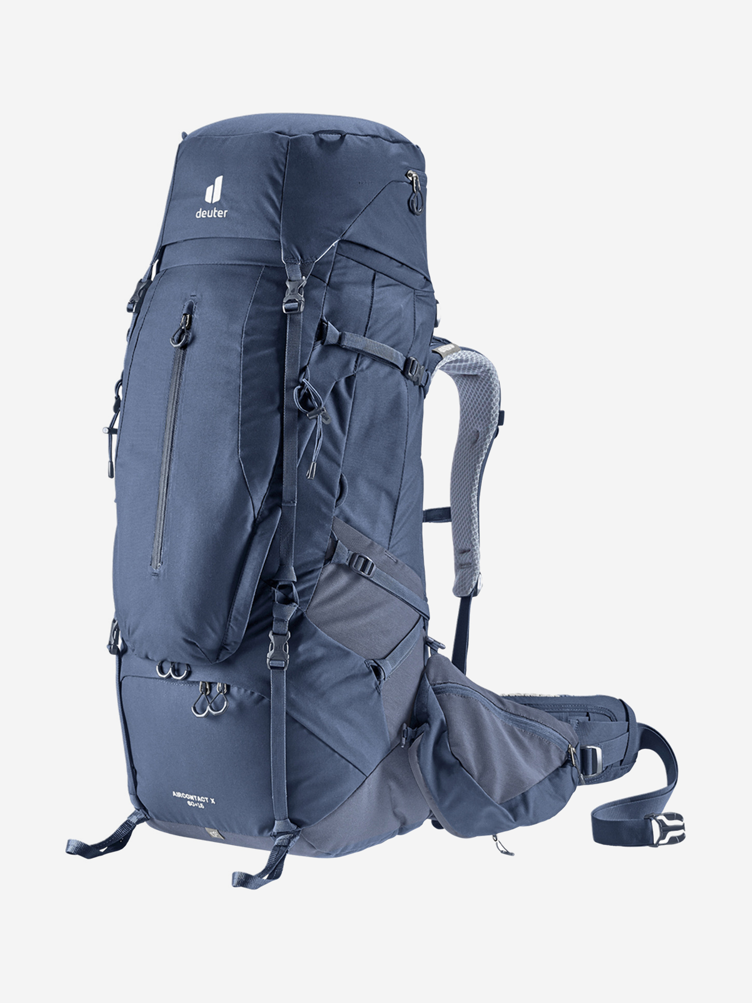 Изображение товара Рюкзак Deuter Aircontact X 60+15 для походов и треккинга высокого комфорта Изображение товара Рюкзак Deuter Aircontact X 60+15 для походов и треккинга высокого комфорта