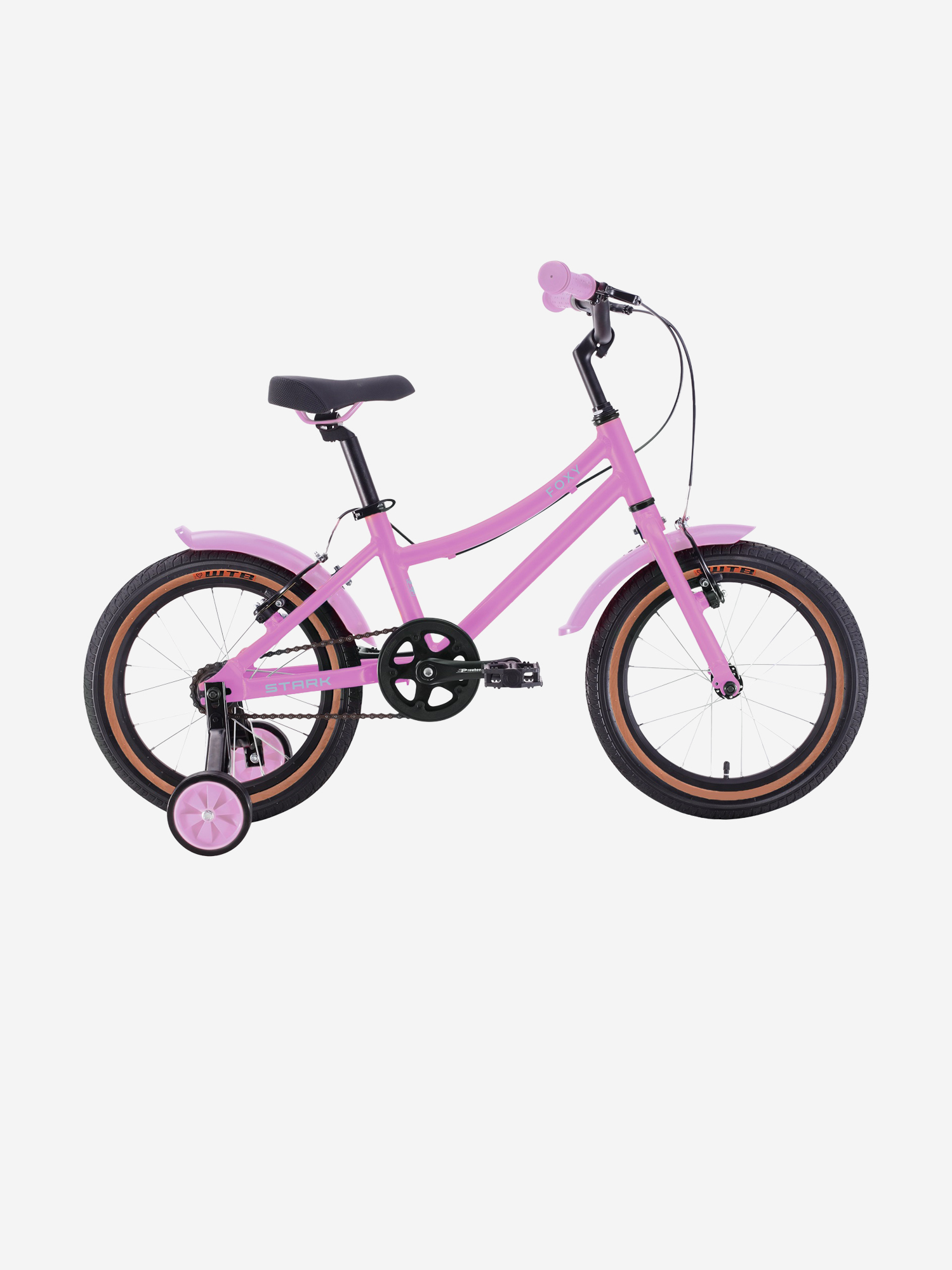 Изображение товара Велосипед Stark Foxy Girl (Фокси Гёрл) 16" (2026), Нежно-розовый матовый/серо-голубой Изображение товара Велосипед Stark Foxy Girl (Фокси Гёрл) 16" (2026), Нежно-розовый матовый/серо-голубой