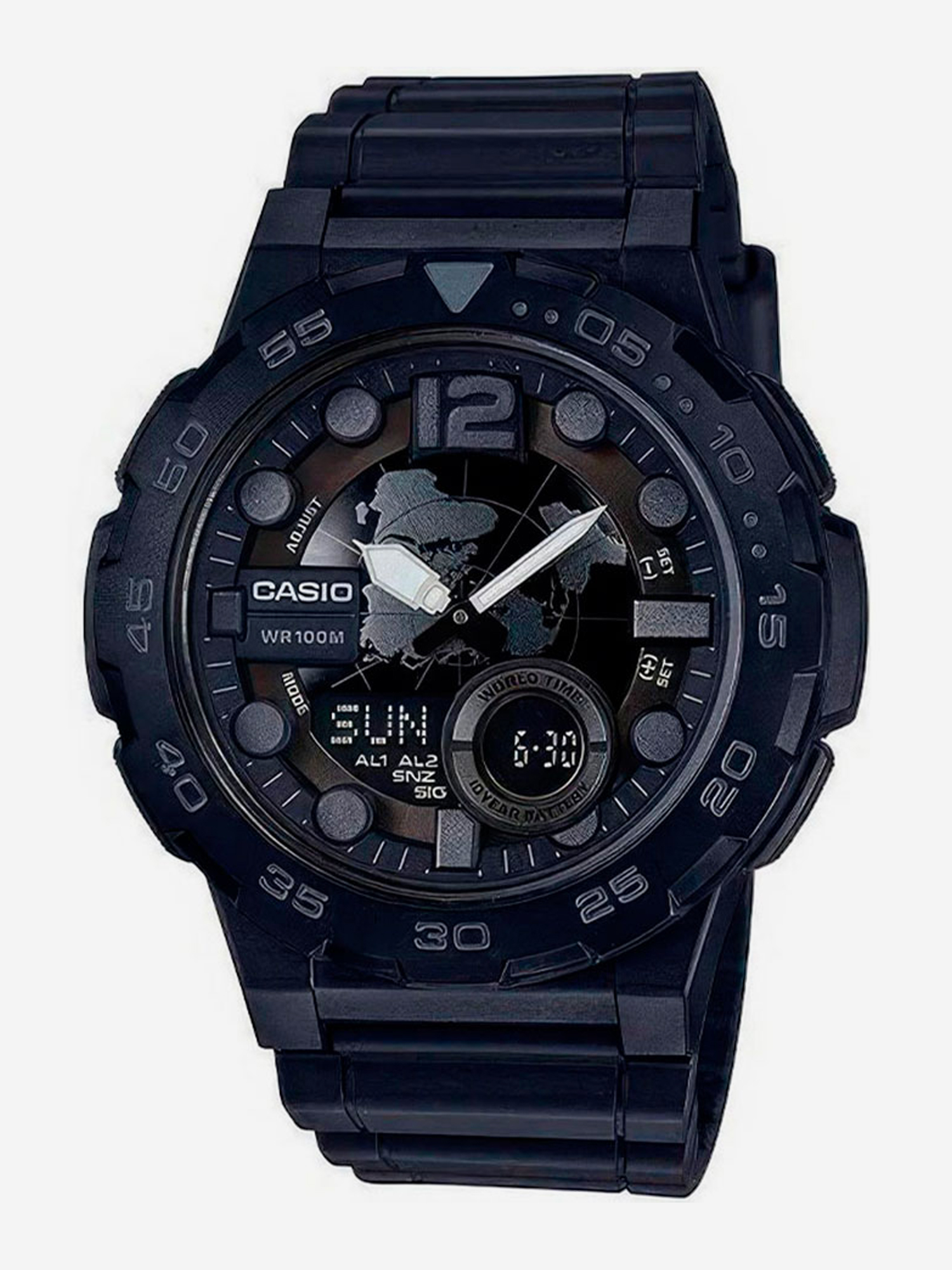 

Наручные часы Casio Collection AEQ-100W-1B, Черный