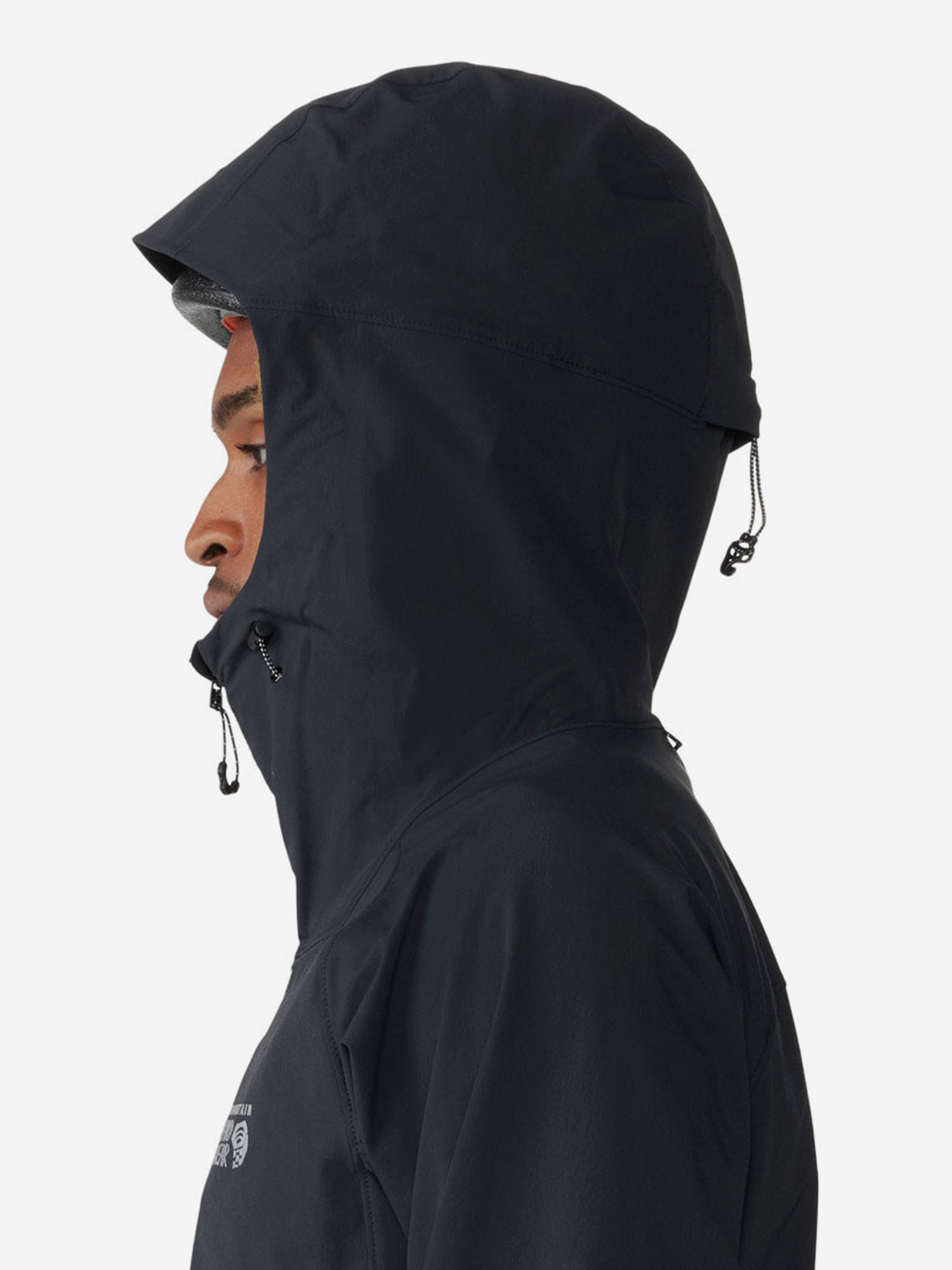 фото Куртка софтшелл мужская mountain hardwear chockstone alpine, черный