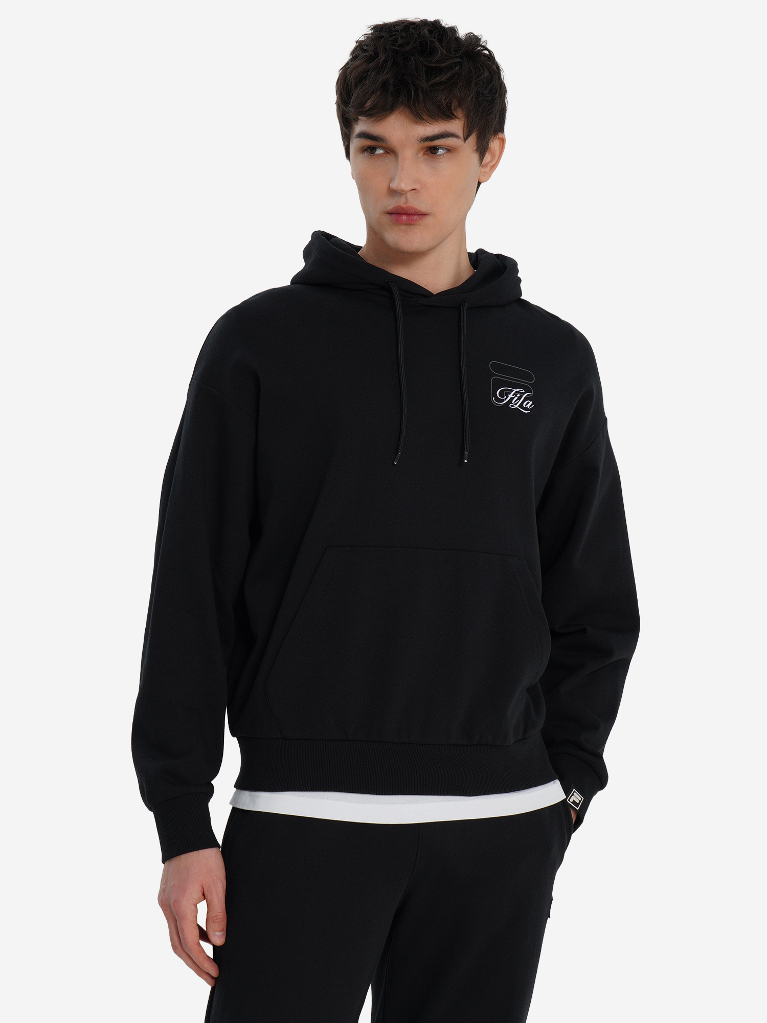 Худи FILA оверсайз, черный, арт. 35291