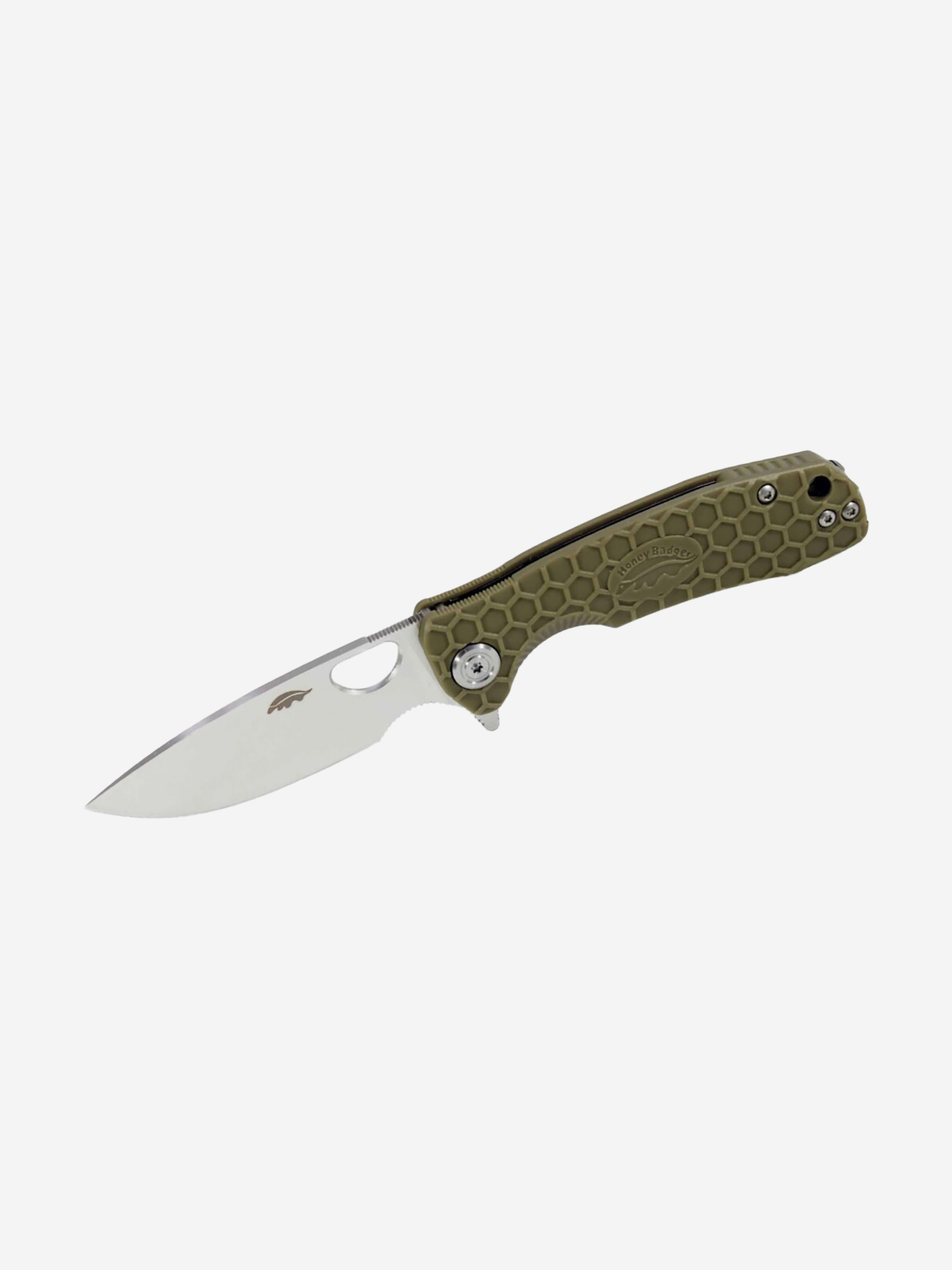 Нож складной Honey Badger Flipper M, 185 мм, Зеленый