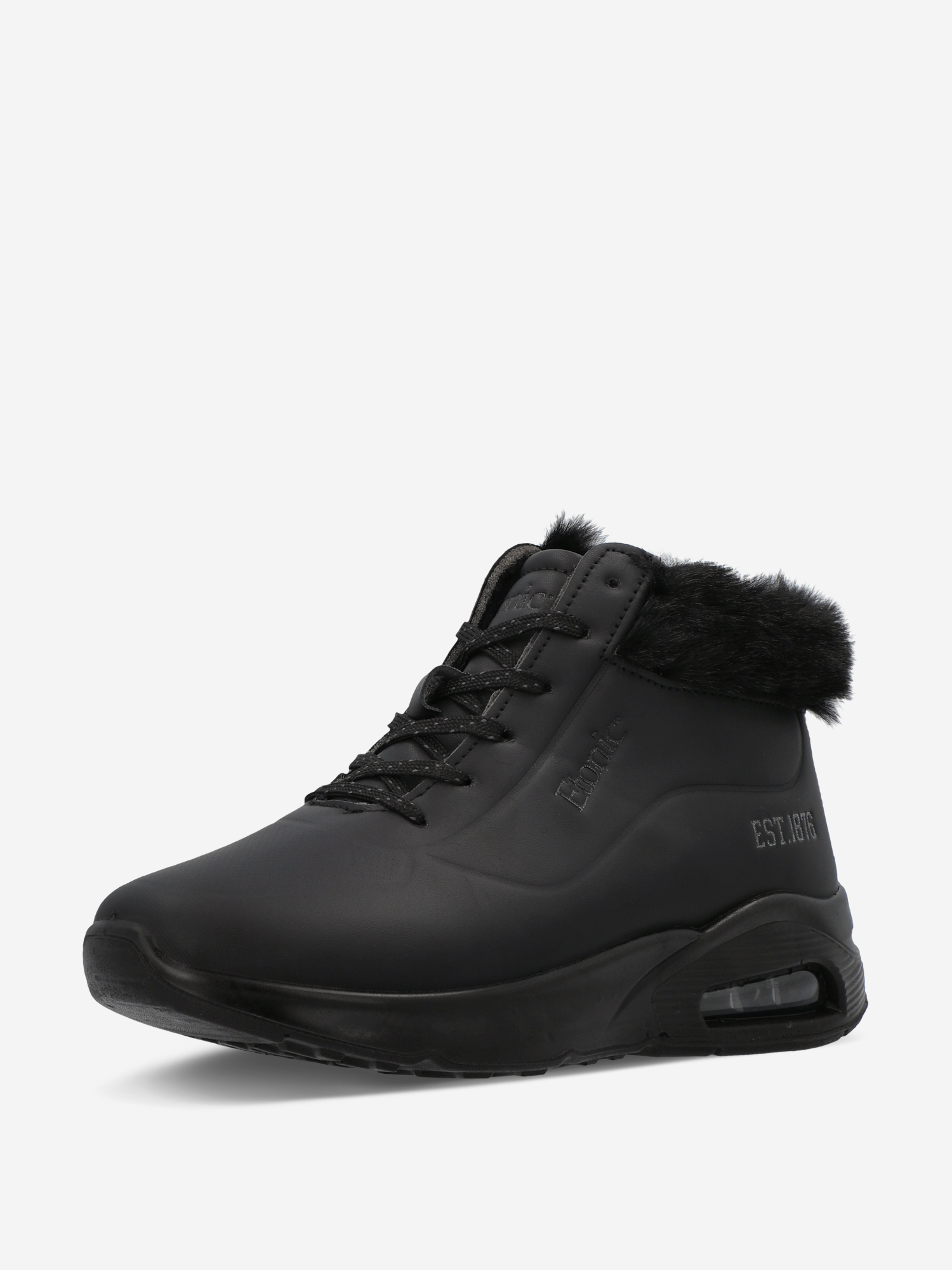 фото Кроссовки утепленные для девочек etonic, черный