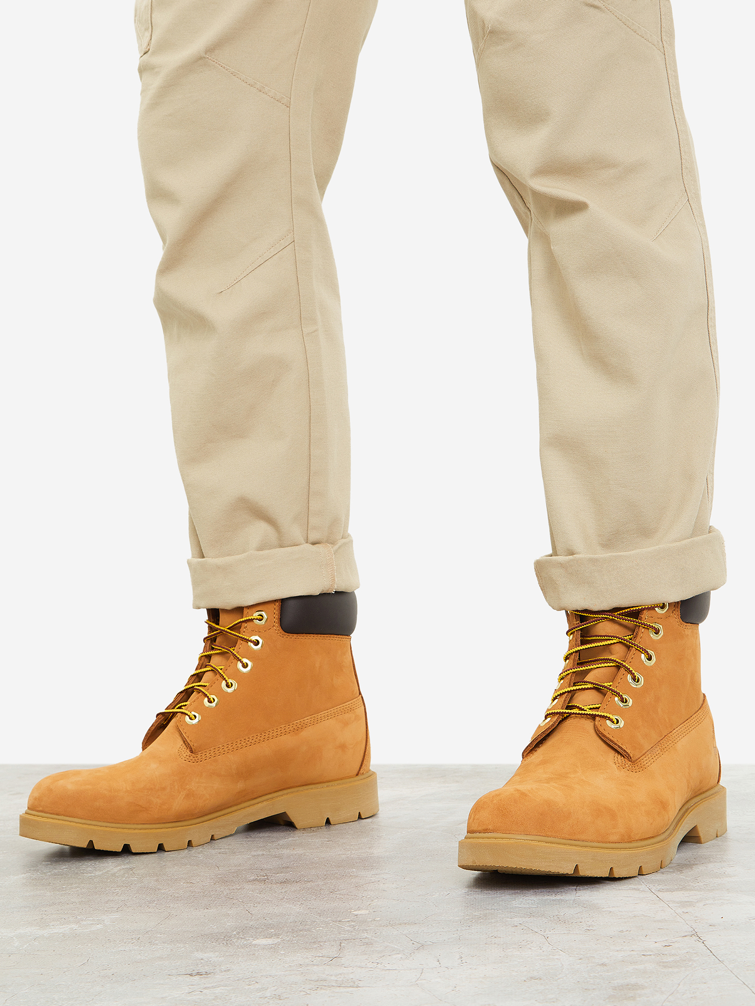 

Ботинки утепленные мужские Timberland 6In Basic Boot - Contrast Collar Wp, Бежевый