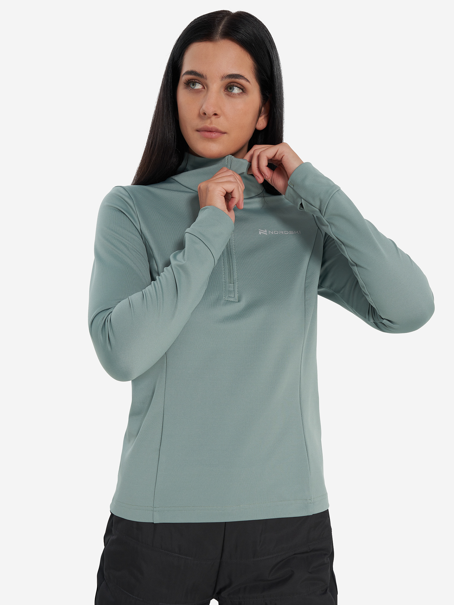 Толстовка женская, зеленый, арт. nsw852706n2v-706