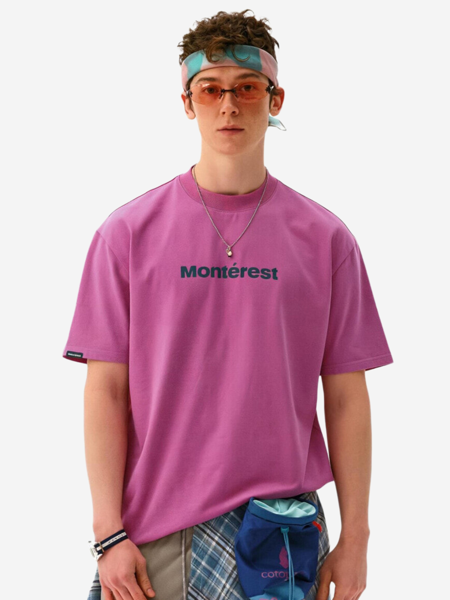 Изображение товара Футболка Unisex Nothomme Monterest Shun Time Wilderness розовая спортивная стильная
