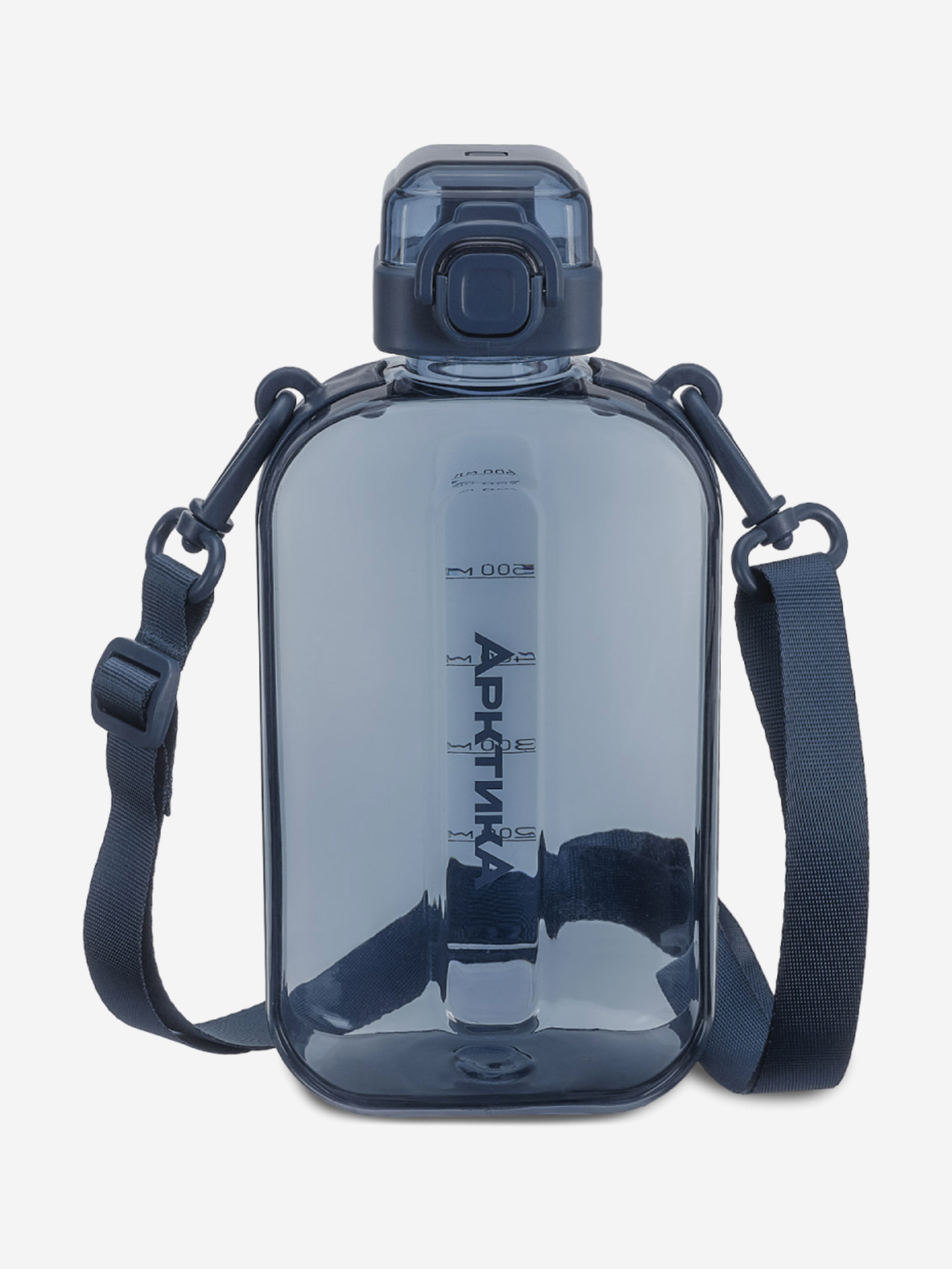 Изображение товара Бутылка тритановая 750 мл с регулируемым ремешком, нордик, Синий