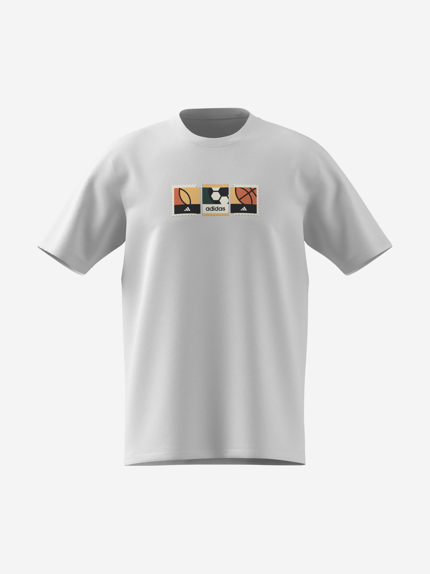 Футболка Adidas Mos Stamps, белый, арт. KB2509A01