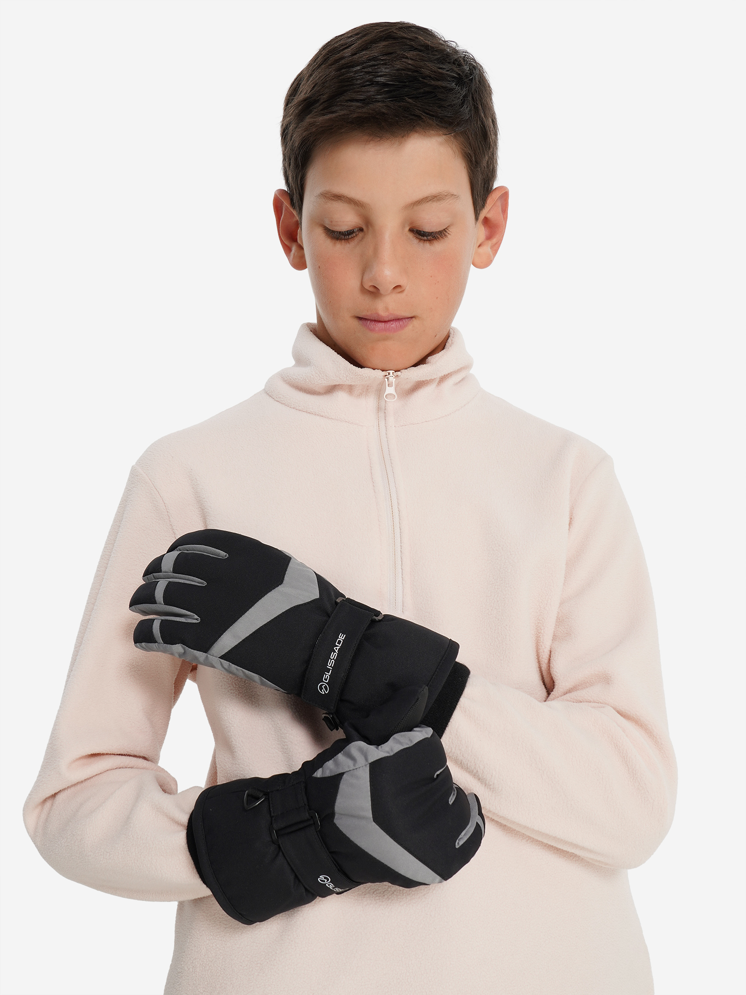 

Перчатки для мальчиков Glissade, Черный