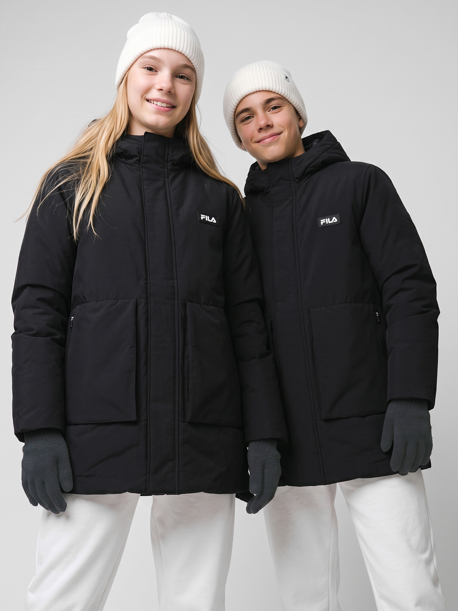Изображение товара Куртка утепленная мембранная детская FILA, Черный