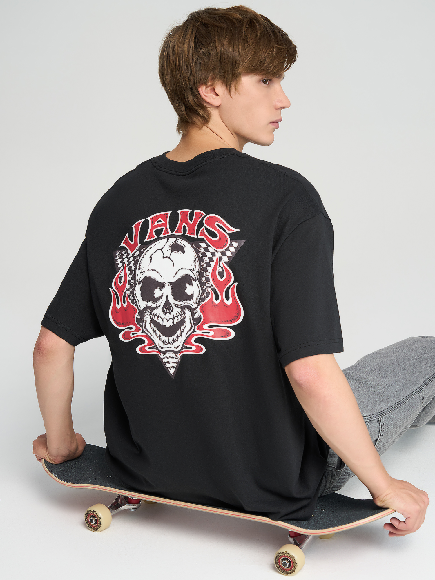 Футболка мужская Vans Blaze Head, Черный