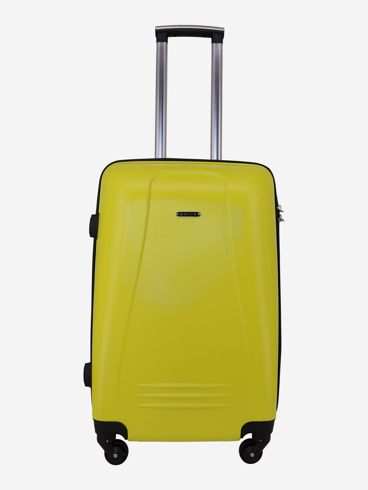 Изображение товара Чемодан Рион+ Желтый средний 60 л из АБС-пластика легкий и прочный