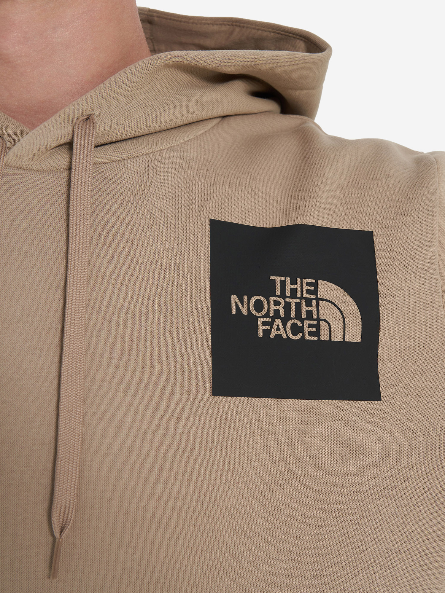 фото Худи мужское the north face fine, серый