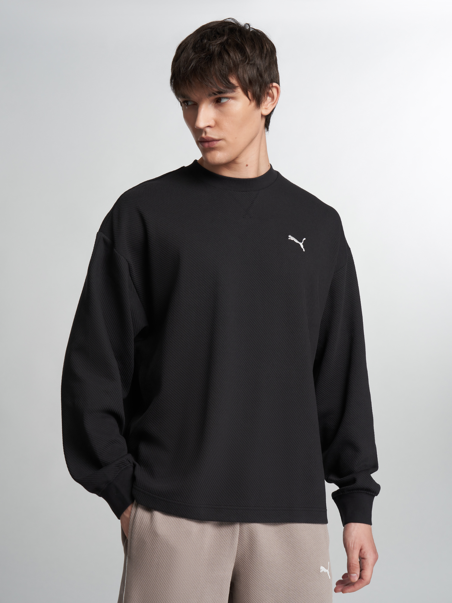 Свитшот мужской PUMA Essentials Elevated, Черный