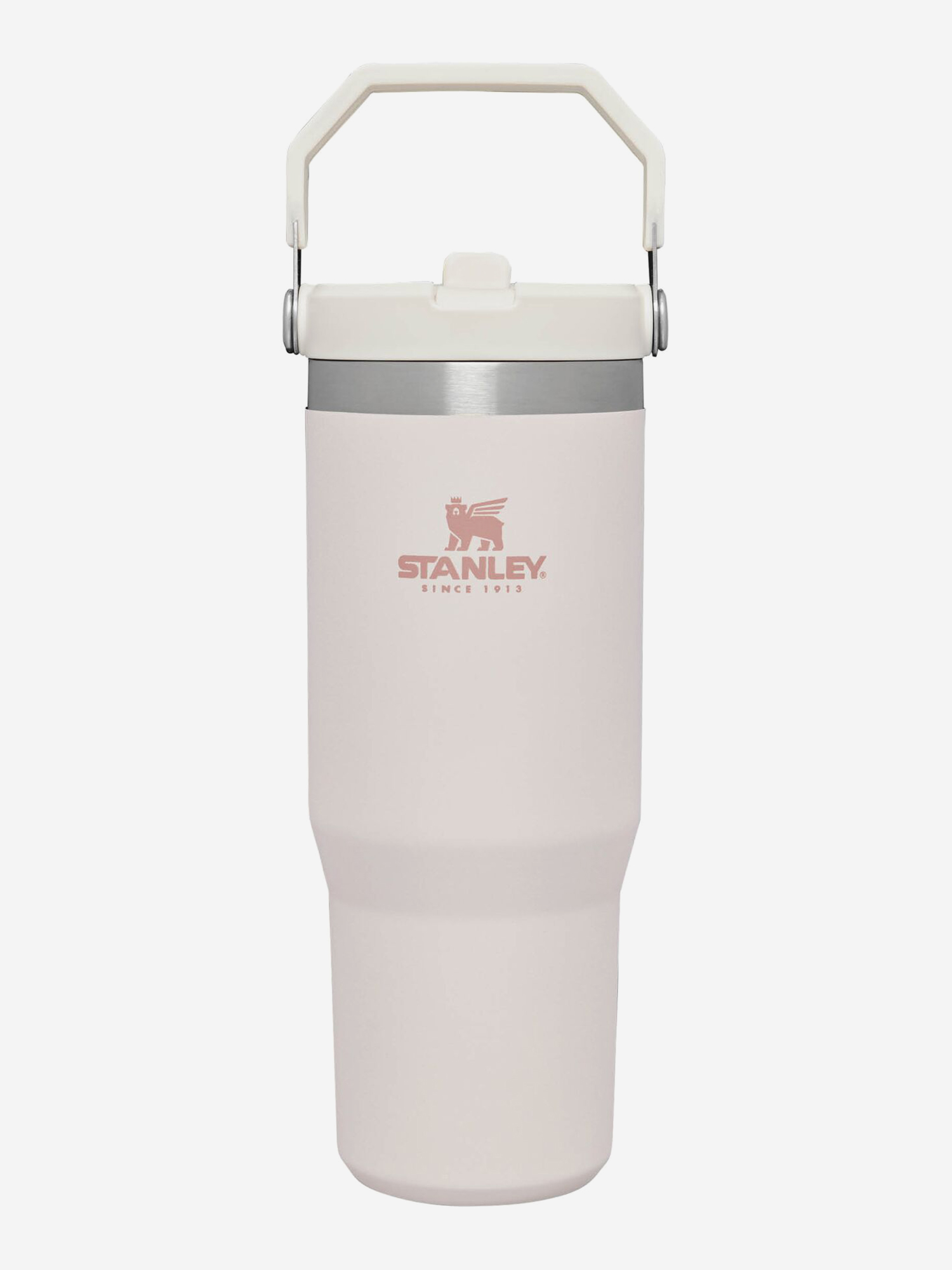Термосы и термокружки  Спортмастер Термокружка Stanley IceFlow Flip Straw Tumbler, 890 мл, розовая, Розовый