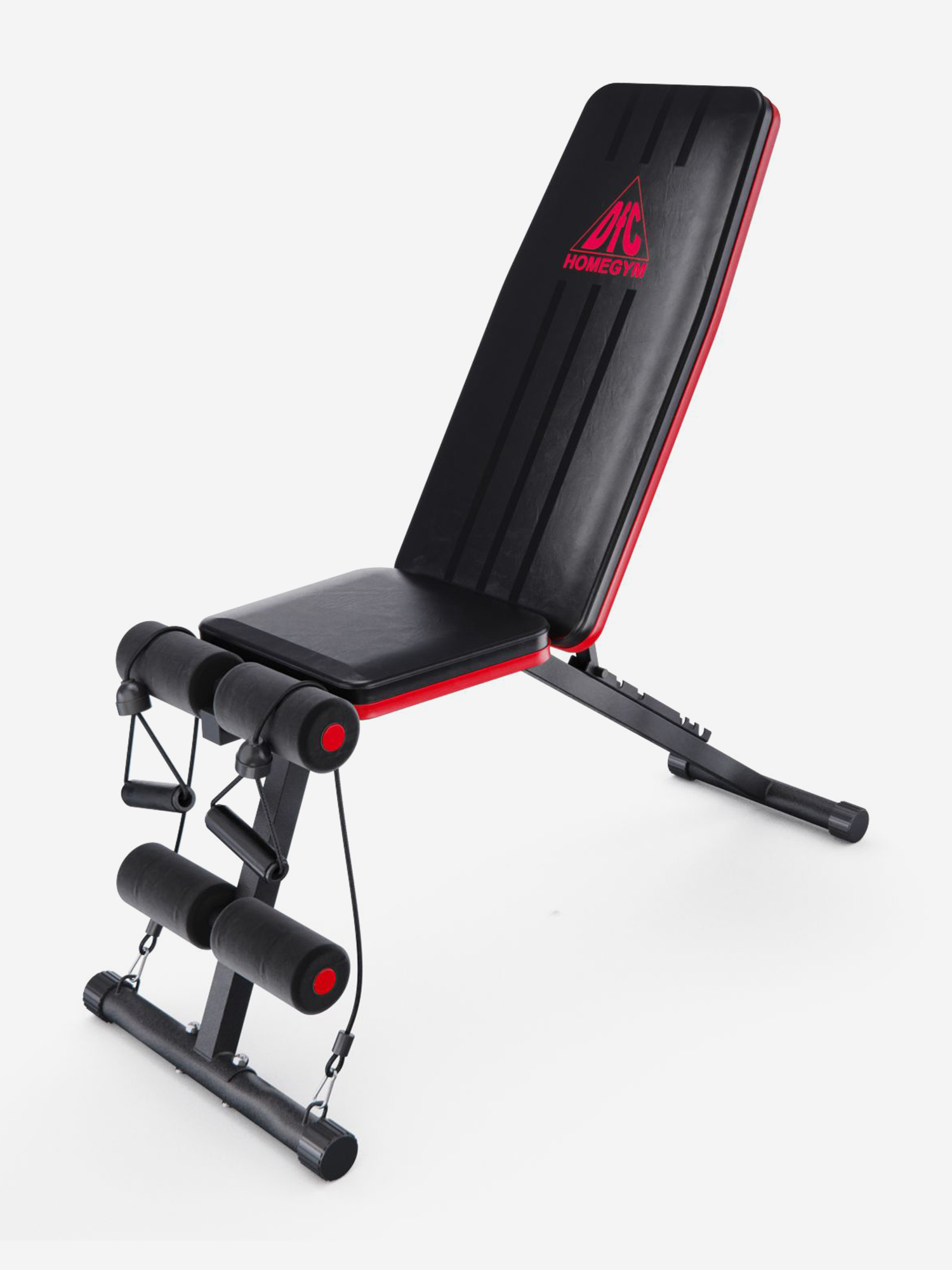 Изображение товара Скамья силовая универсальная DFC с эспандерами DCH310