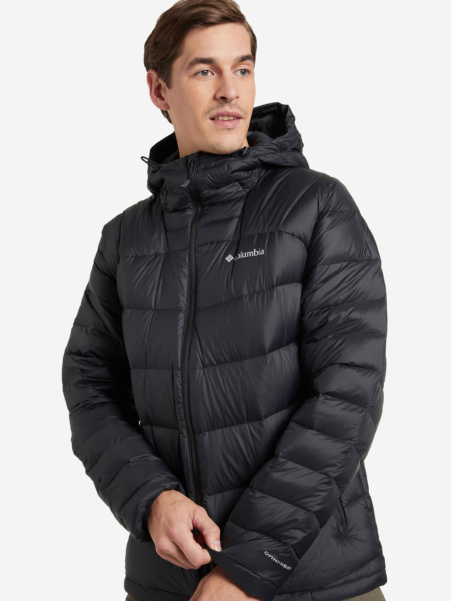 

Куртка пуховая мужская Columbia Centennial Creek II Down Hooded Jacket, Черный