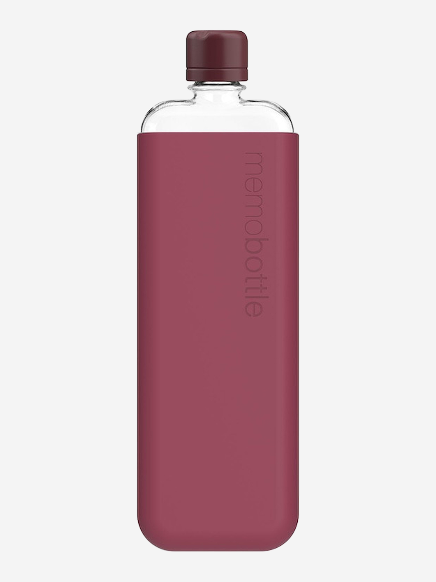 Изображение товара Memobottle Slim бордовый бутилка силиконовым чехлом  Slim