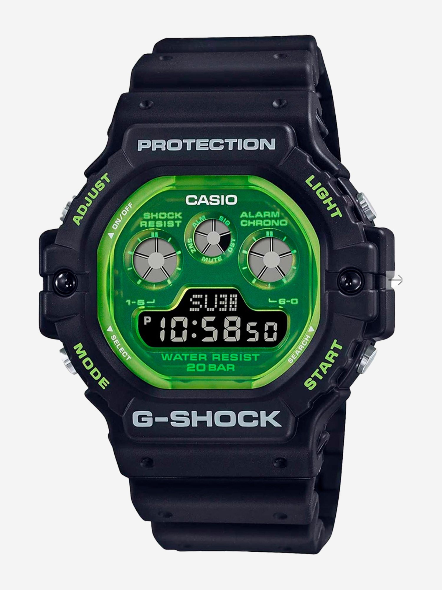 

Спортивные часы CASIO DW-5900TS-1E, Черный