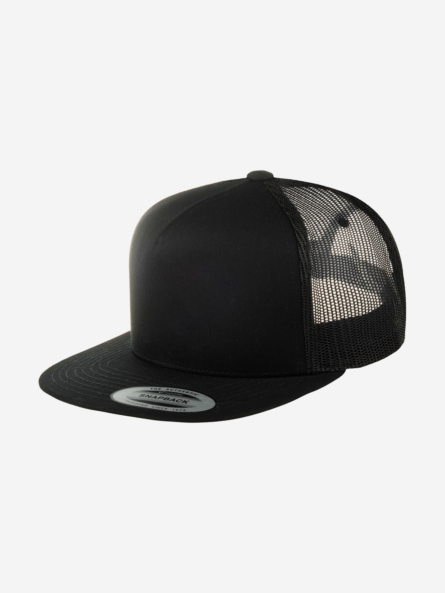 Изображение товара Бейсболка FLEXFIT 6005FF NO FOAM с прямым козырьком черная