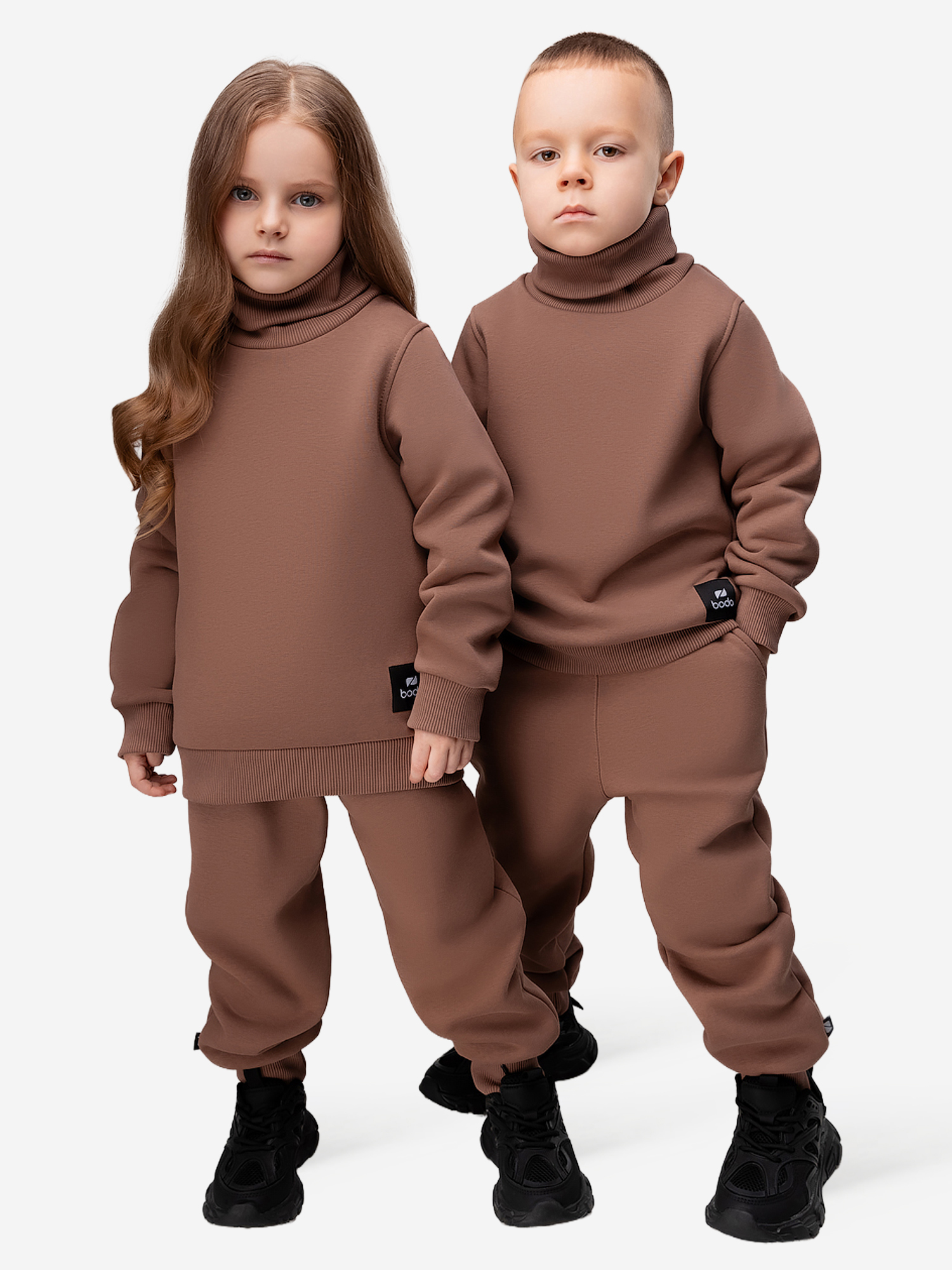 Изображение товара Костюм с начесом детский bodo, Капучино для активного отдыха