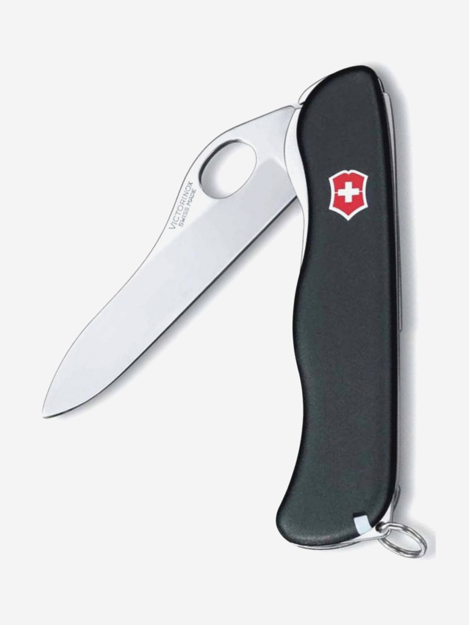 

Нож складной Victorinox Sentinel One Hand belt-clip, 111 мм, 5 функций, Черный