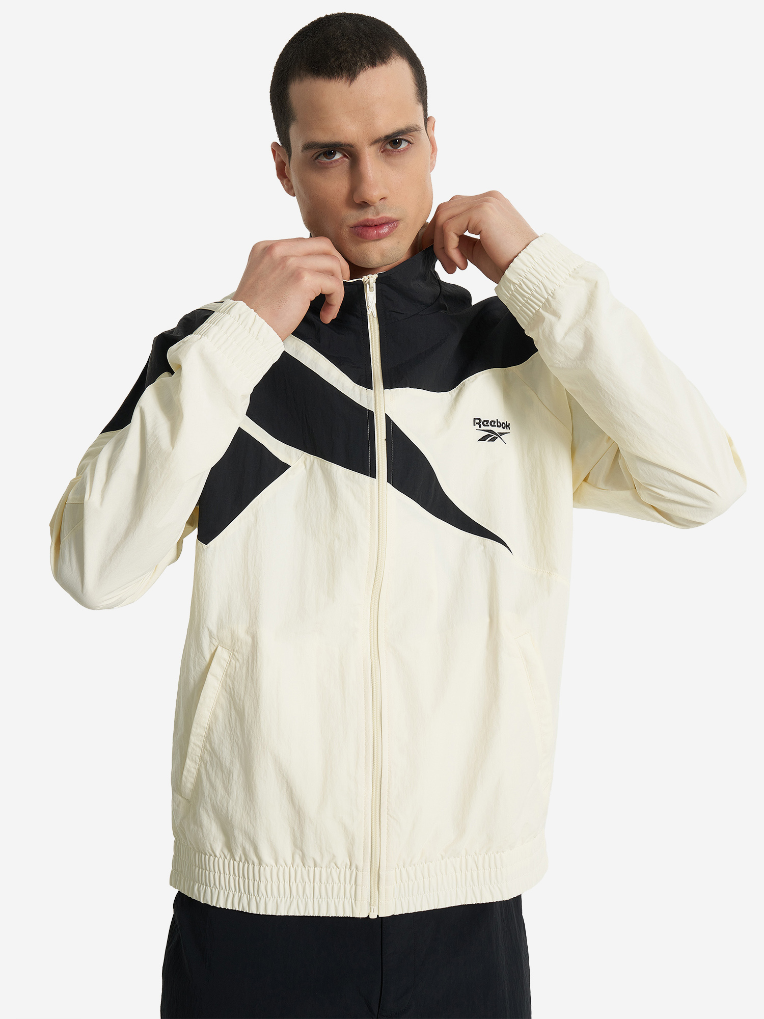 фото Ветровка мужская reebok, белый