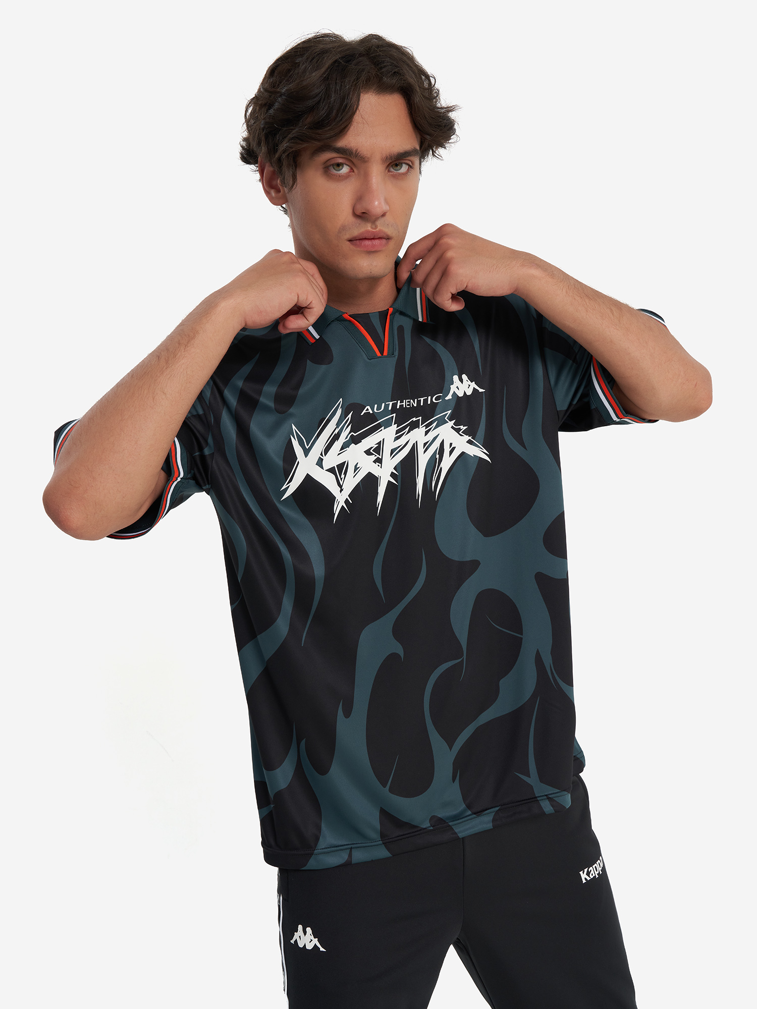 фото Футболка мужская kappa, черный