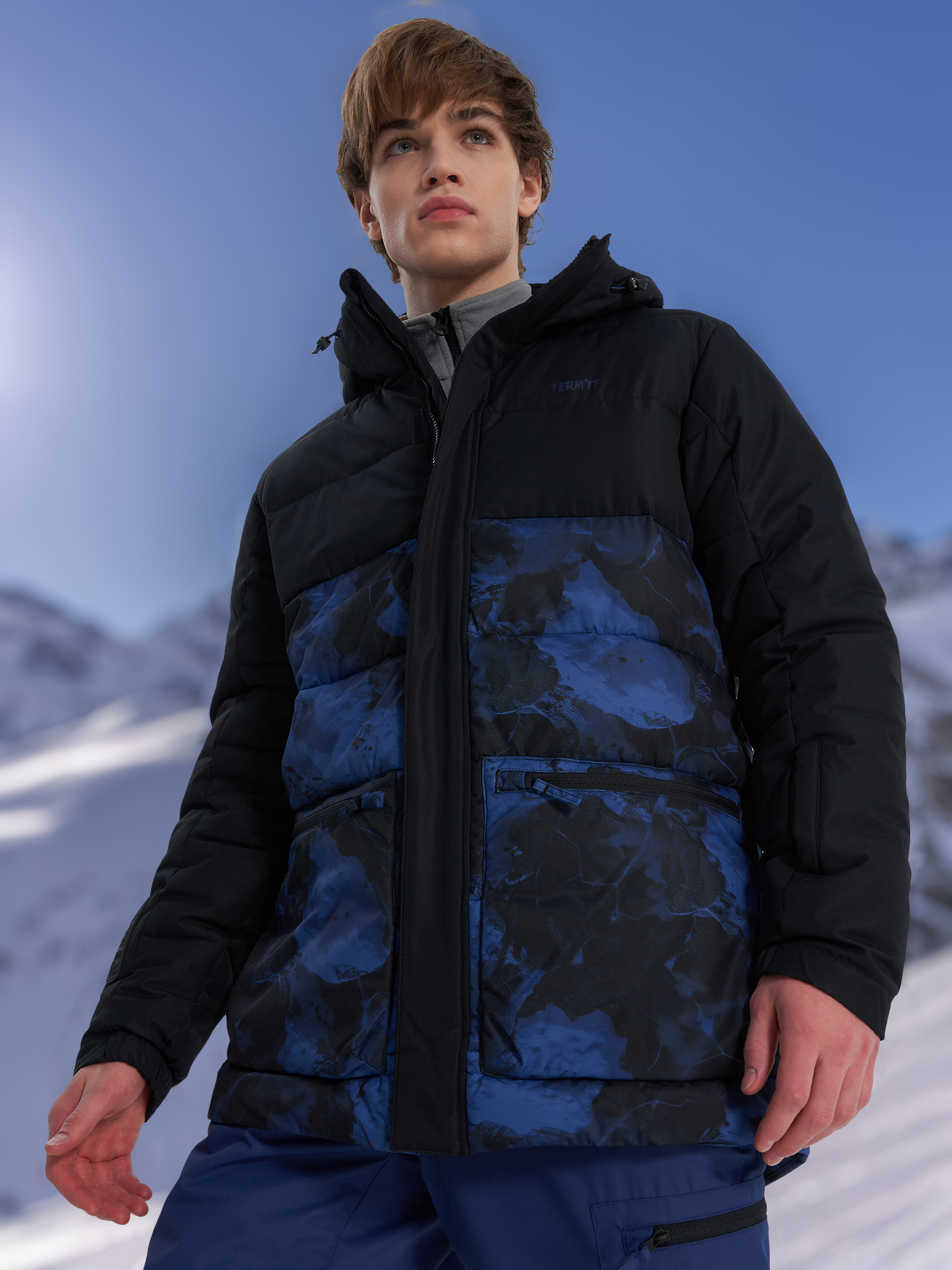 Пуховик Termit, черный, арт. 23460