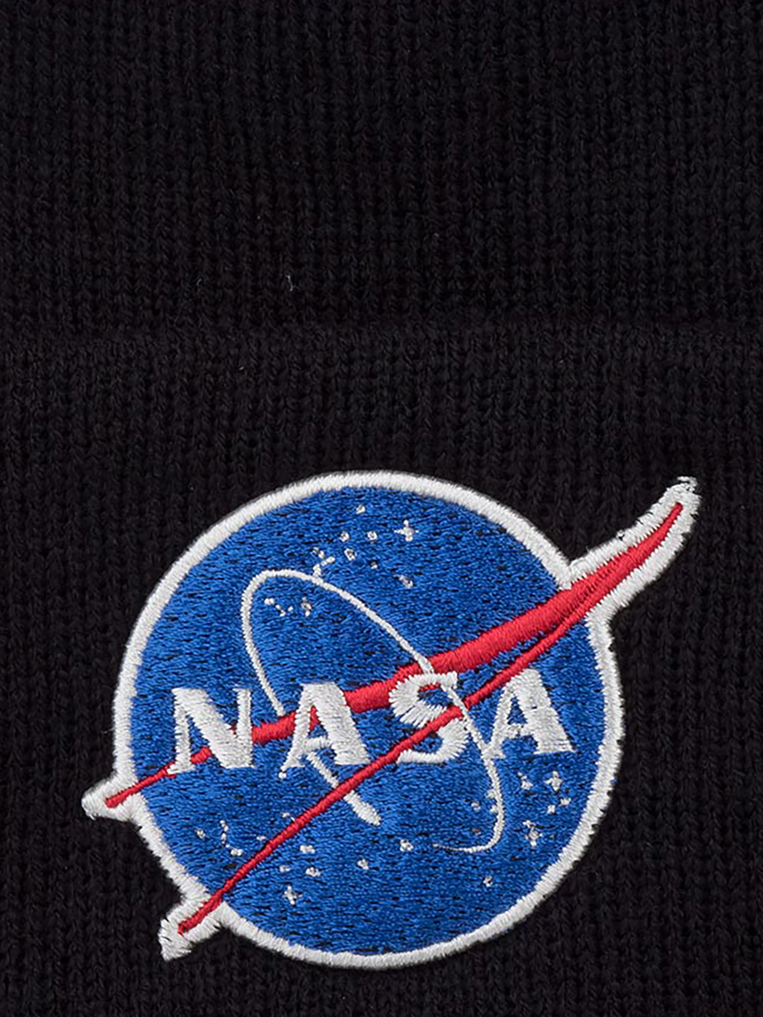 Шапка с отворотом AMERICAN NEEDLE 21019A-NASA NASA Cuffed Knit (черный), Черный 06-401XDOXA3Y-09, размер Без размера - фото 4