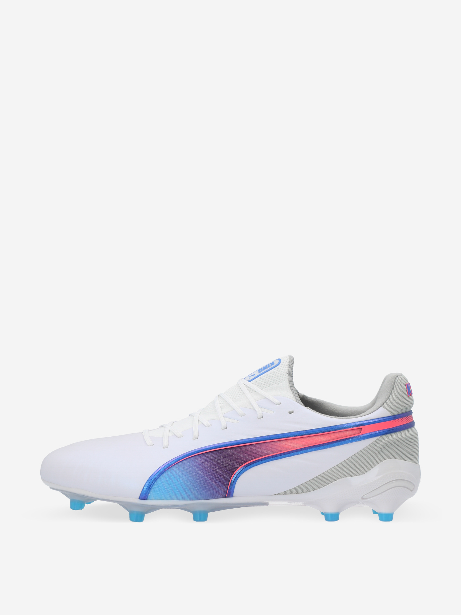 Бутсы мужские PUMA King Ultimate Fg/Ag, Белый Вид №1