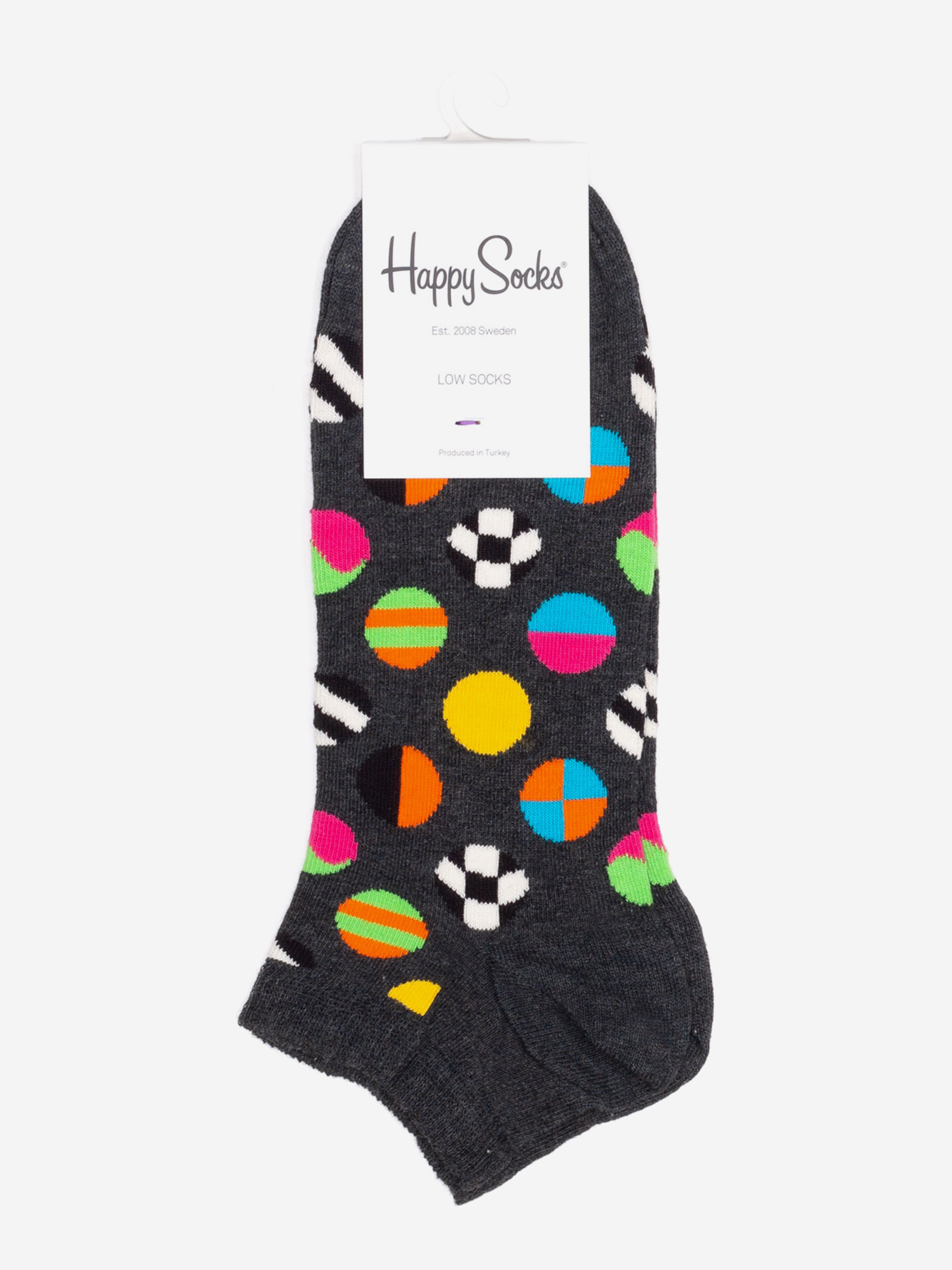 

Носки с рисунками Happy Socks, Low Clashing Dots, Черный