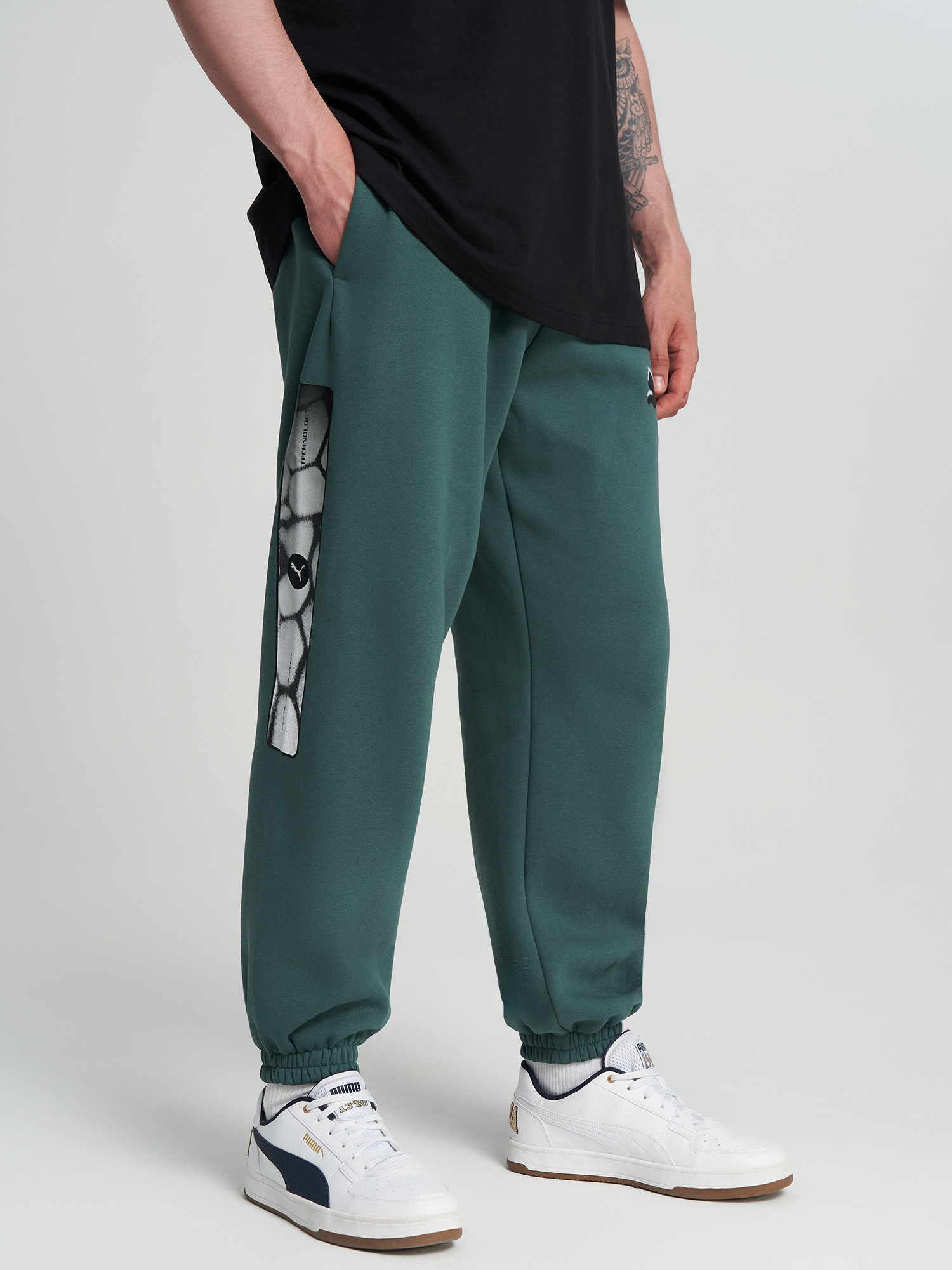 Брюки мужские PUMA Sport Street, Зеленый